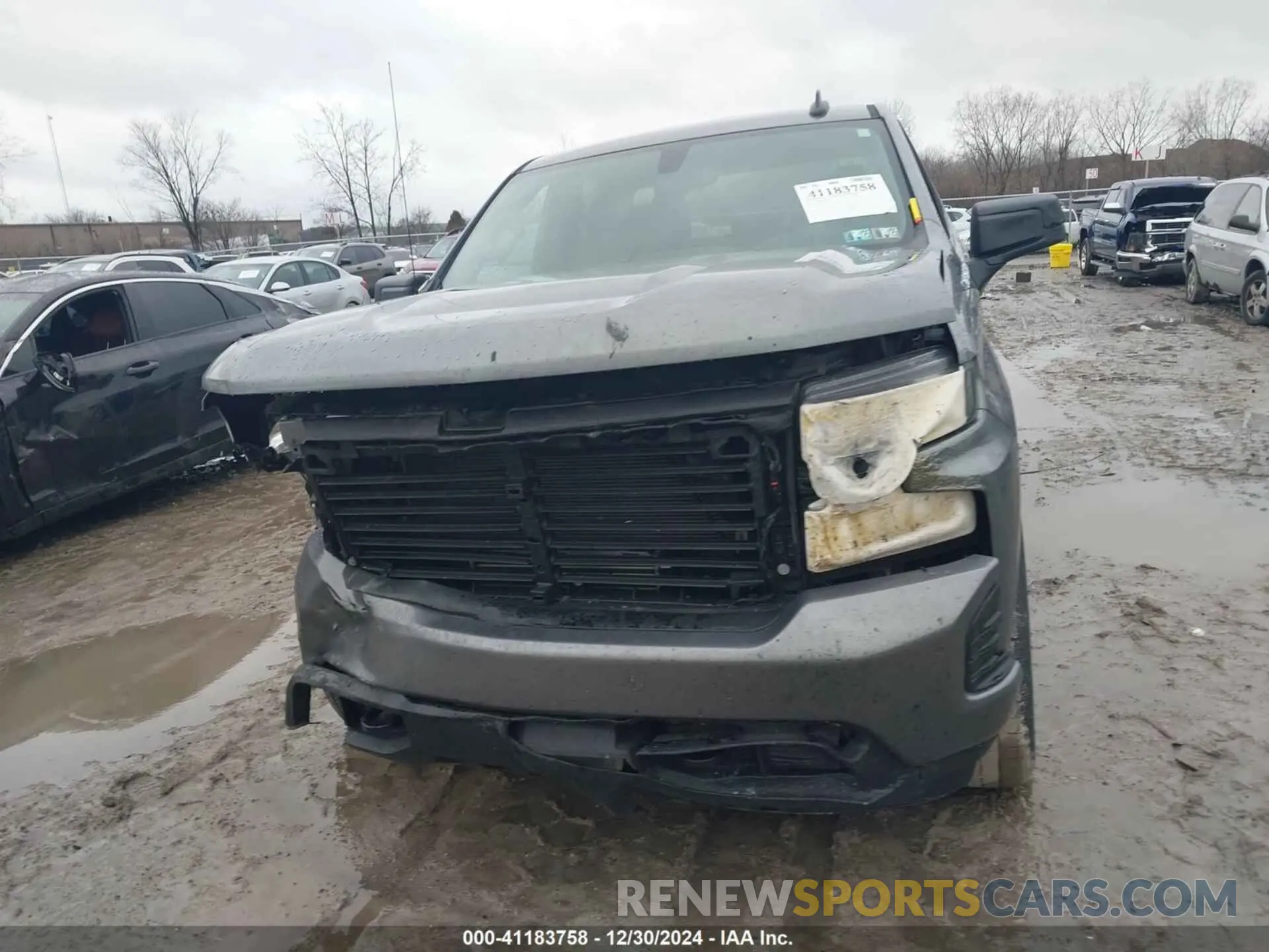 13 Photograph of a damaged car 1GCRYBEK2MZ156547 CHEVROLET SILVERADO 1500 2021