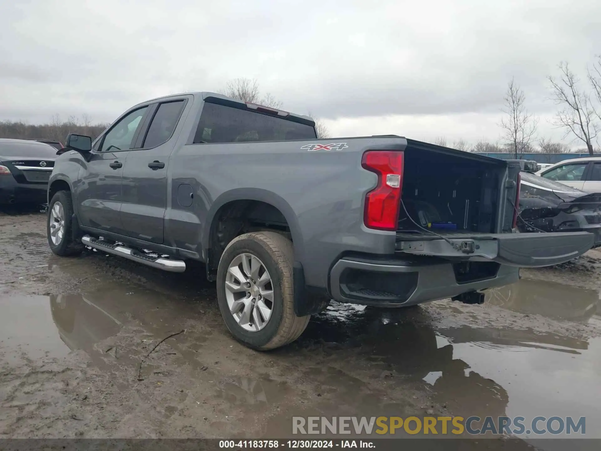 3 Photograph of a damaged car 1GCRYBEK2MZ156547 CHEVROLET SILVERADO 1500 2021