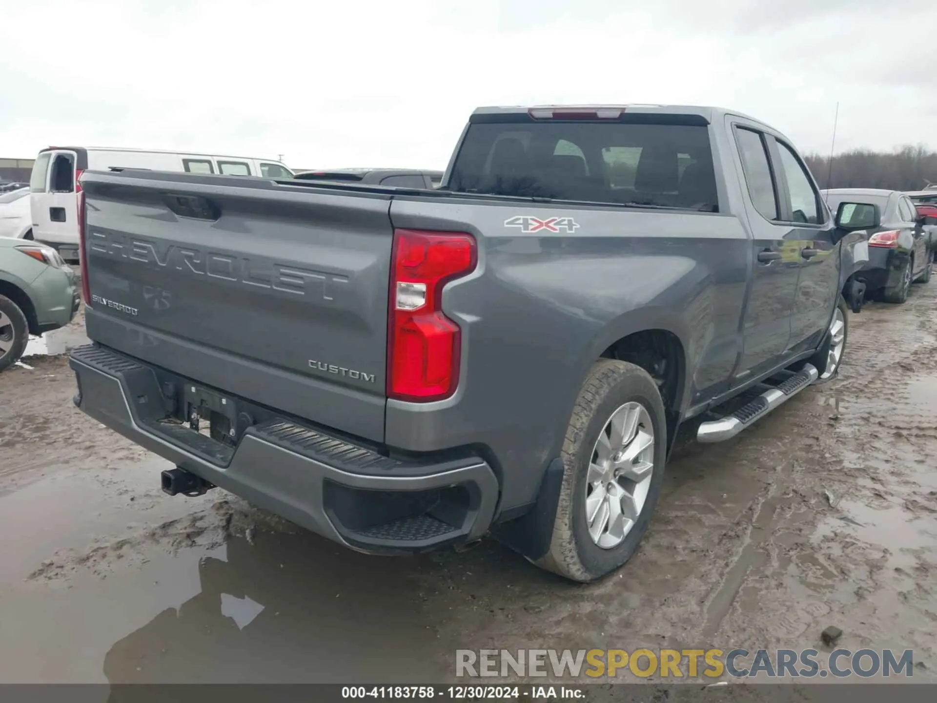 4 Photograph of a damaged car 1GCRYBEK2MZ156547 CHEVROLET SILVERADO 1500 2021