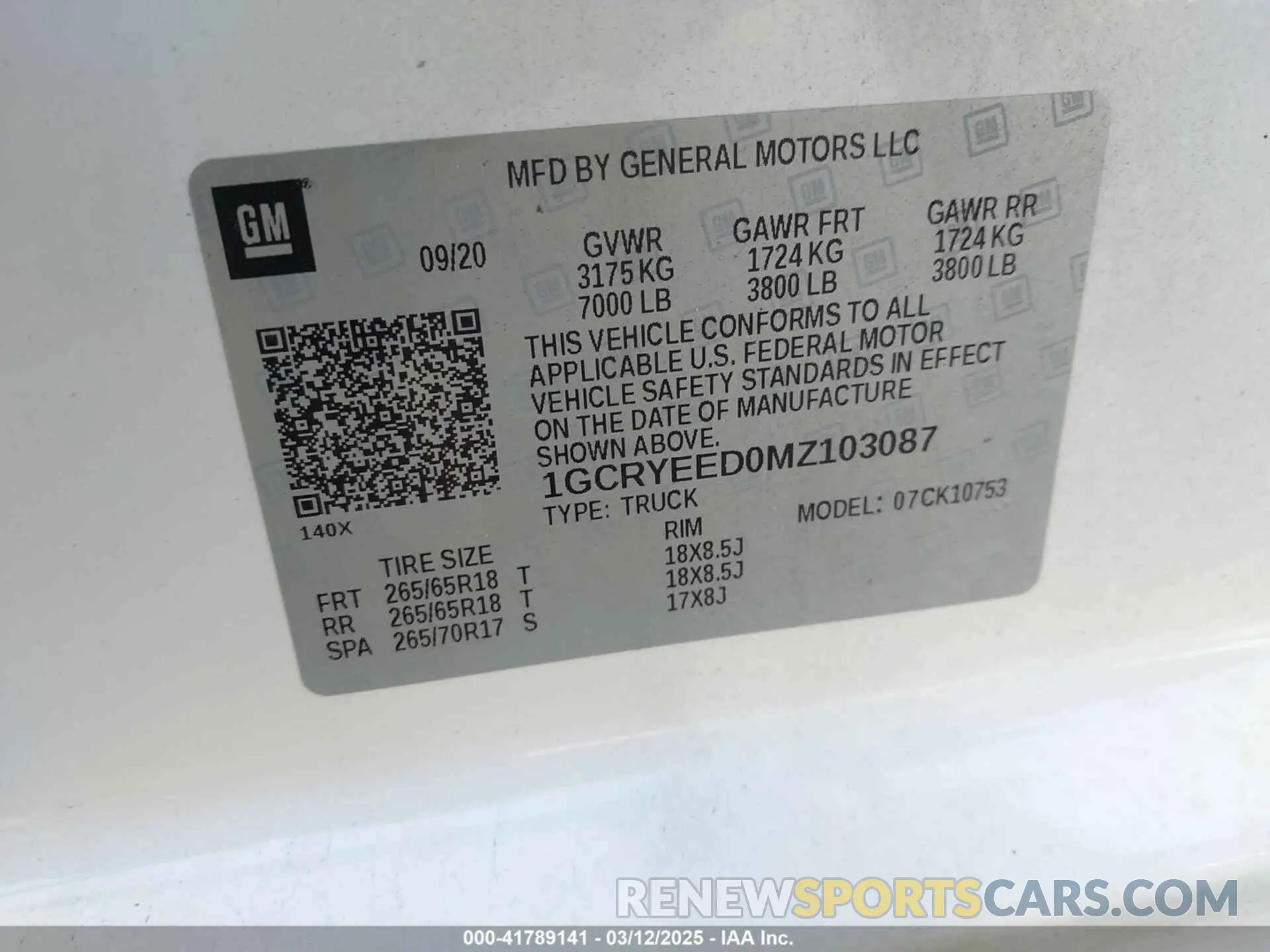 9 Photograph of a damaged car 1GCRYEED0MZ103087 CHEVROLET SILVERADO 1500 2021