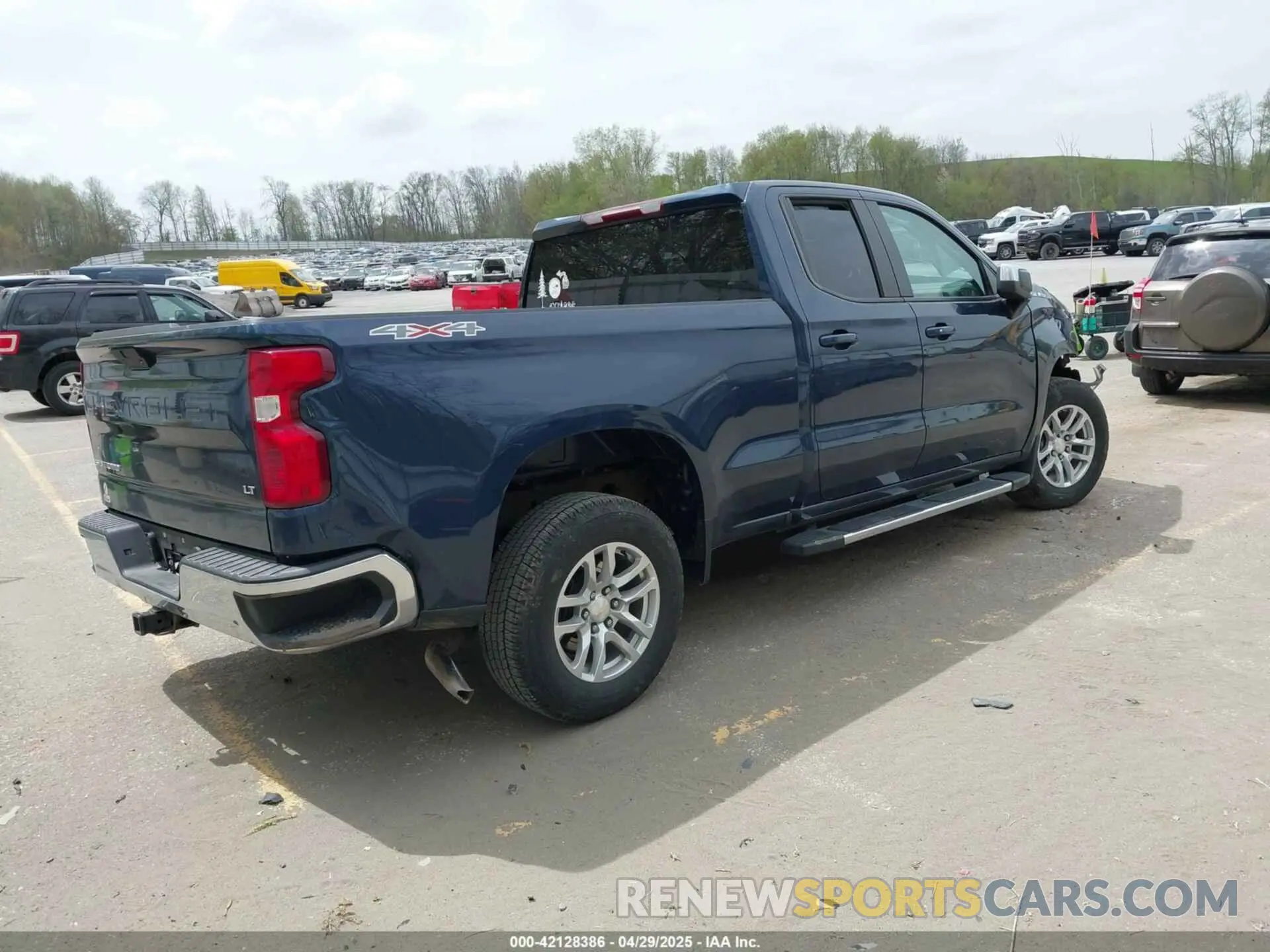 4 Фотография поврежденного автомобиля 1GCRYJEK9MZ341902 CHEVROLET SILVERADO 1500 2021