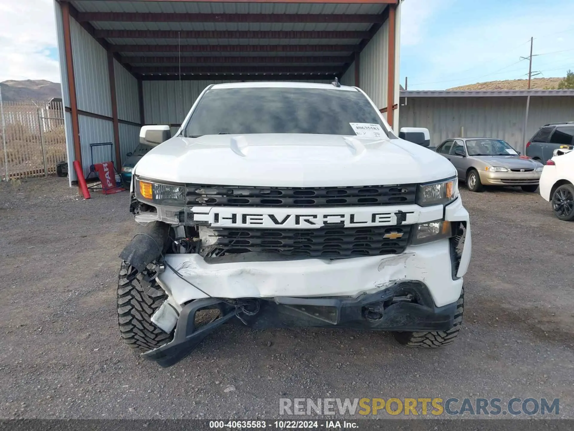 12 Photograph of a damaged car 1GCUYAEF9MZ301056 CHEVROLET SILVERADO 1500 2021