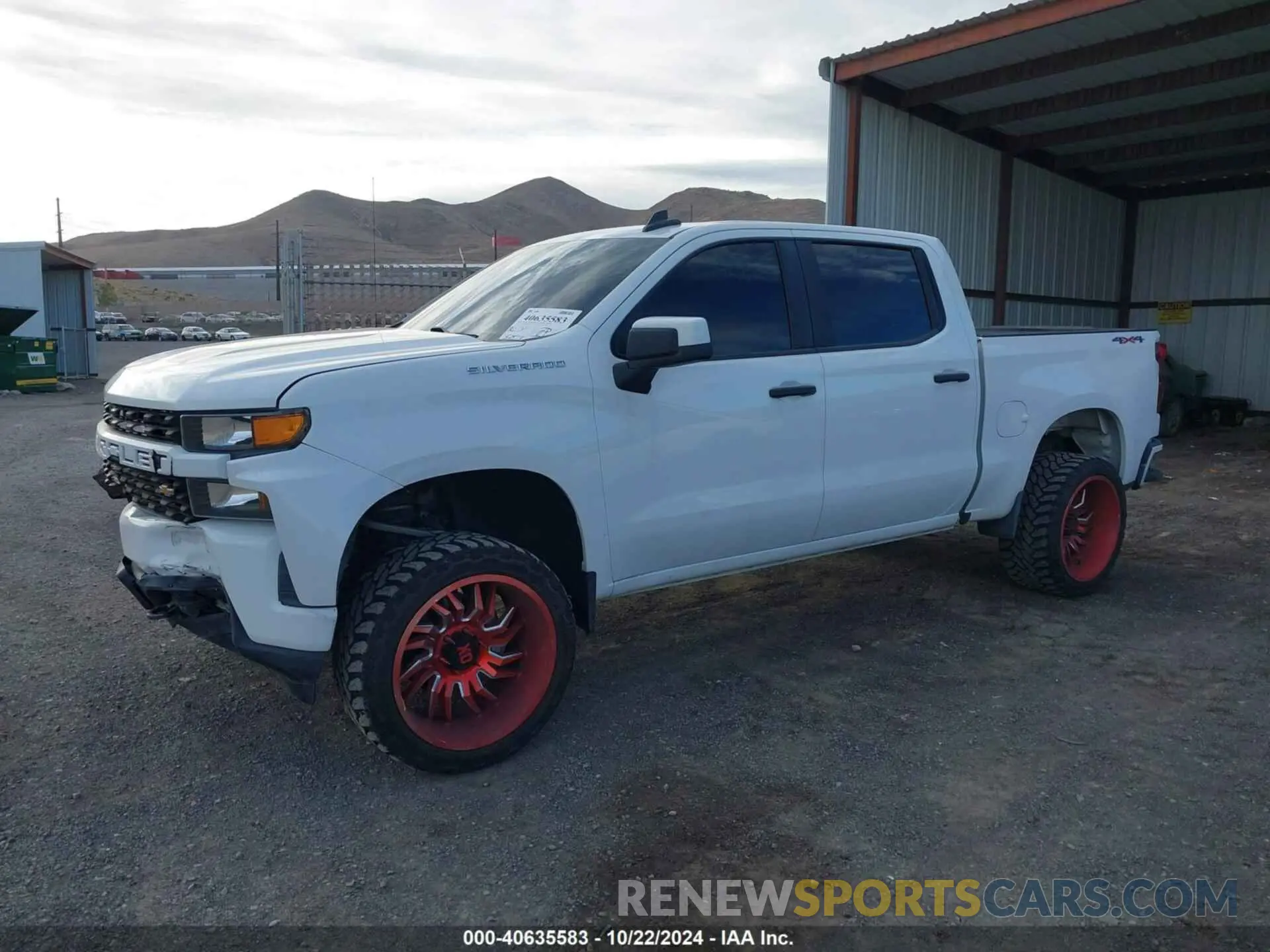2 Photograph of a damaged car 1GCUYAEF9MZ301056 CHEVROLET SILVERADO 1500 2021
