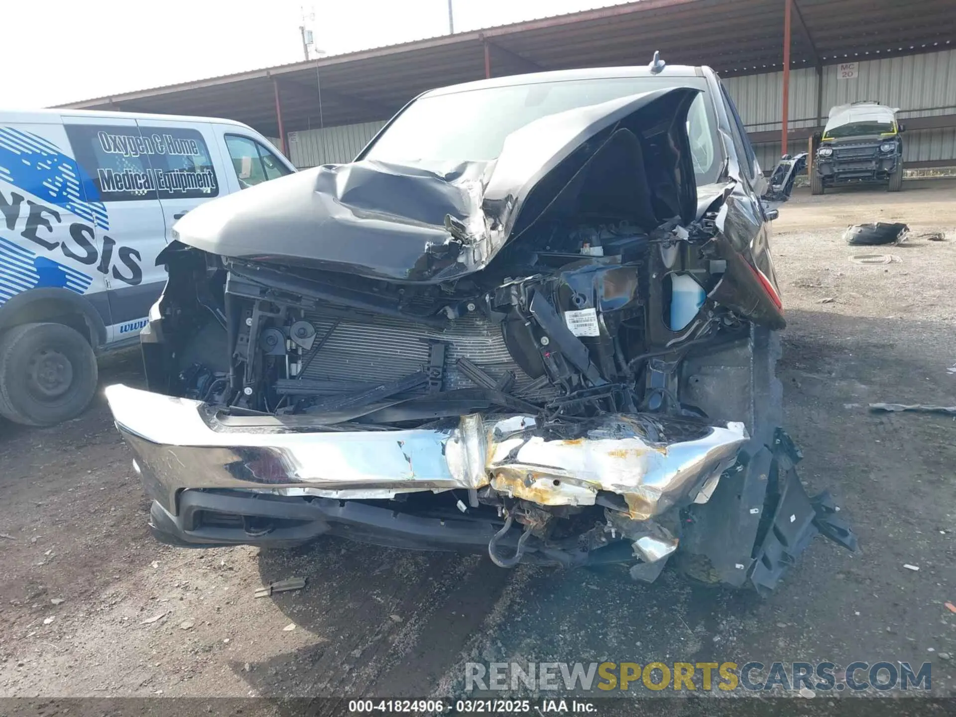 6 Photograph of a damaged car 1GCUYDED0MZ253365 CHEVROLET SILVERADO 1500 2021