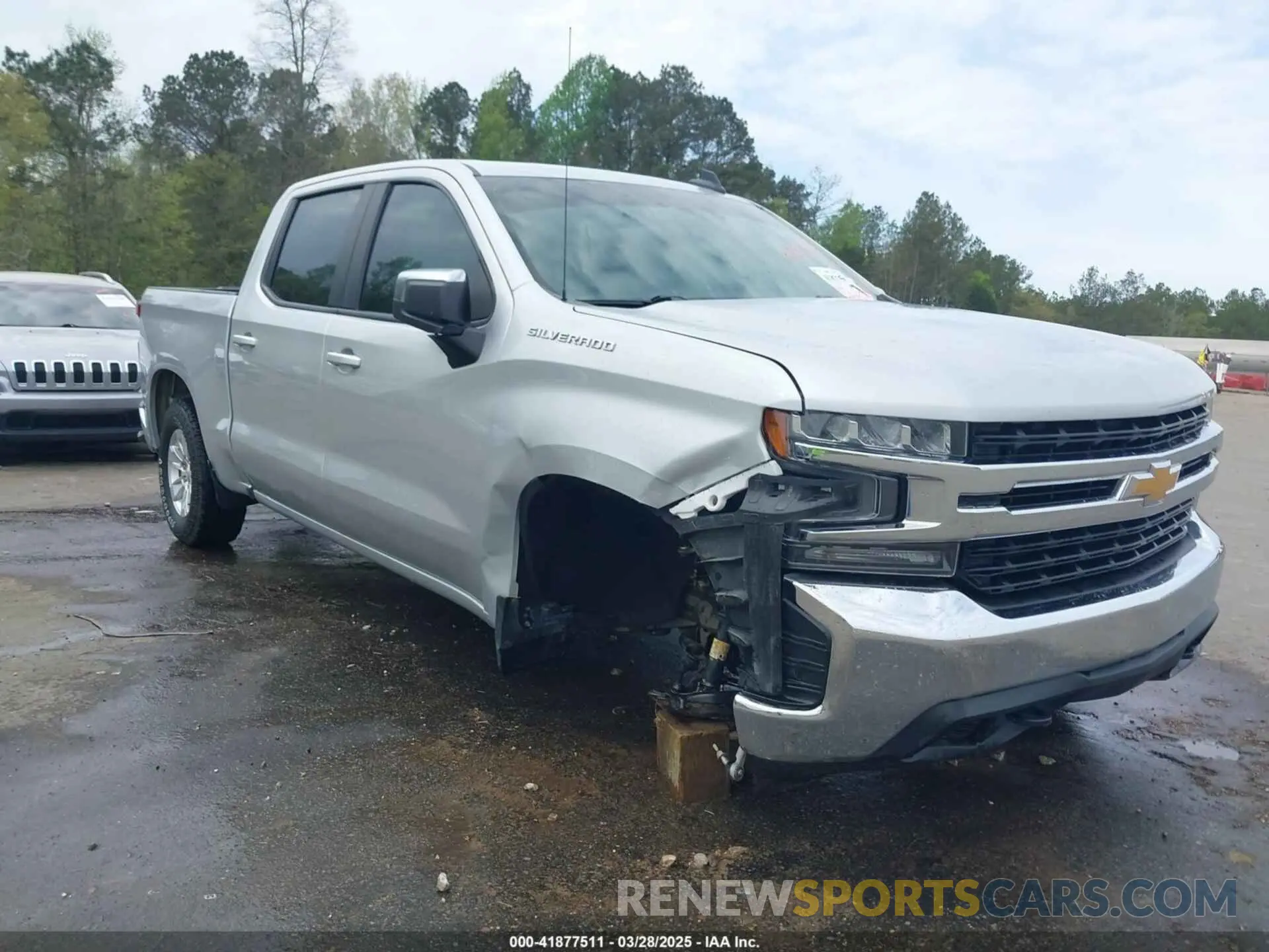 1 Фотография поврежденного автомобиля 1GCUYDED1MZ429579 CHEVROLET SILVERADO 1500 2021
