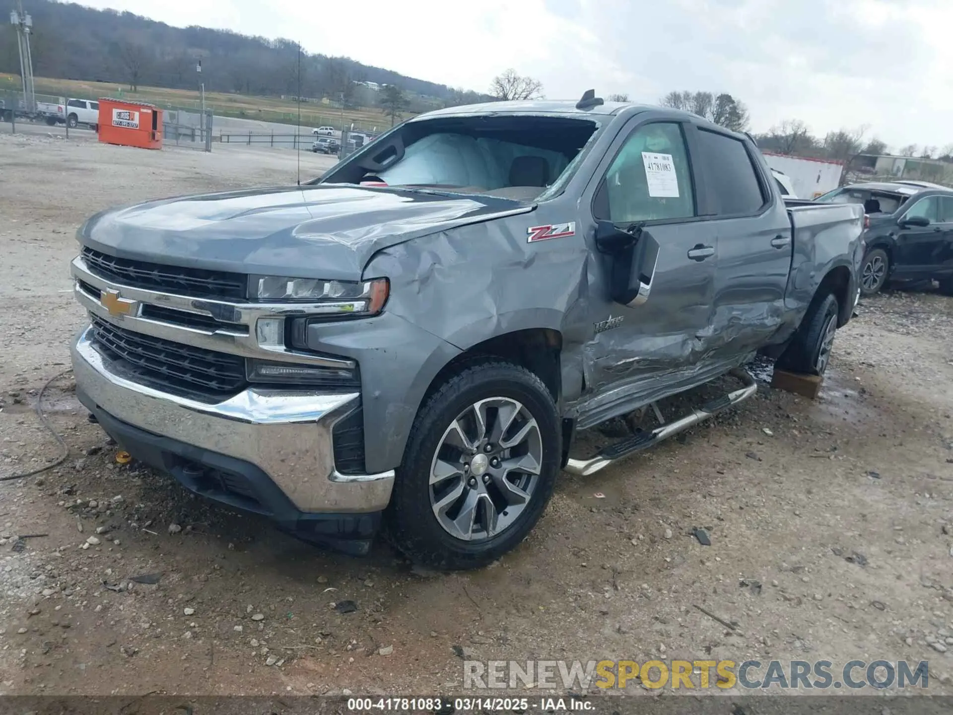 2 Photograph of a damaged car 1GCUYDED3MZ173770 CHEVROLET SILVERADO 1500 2021