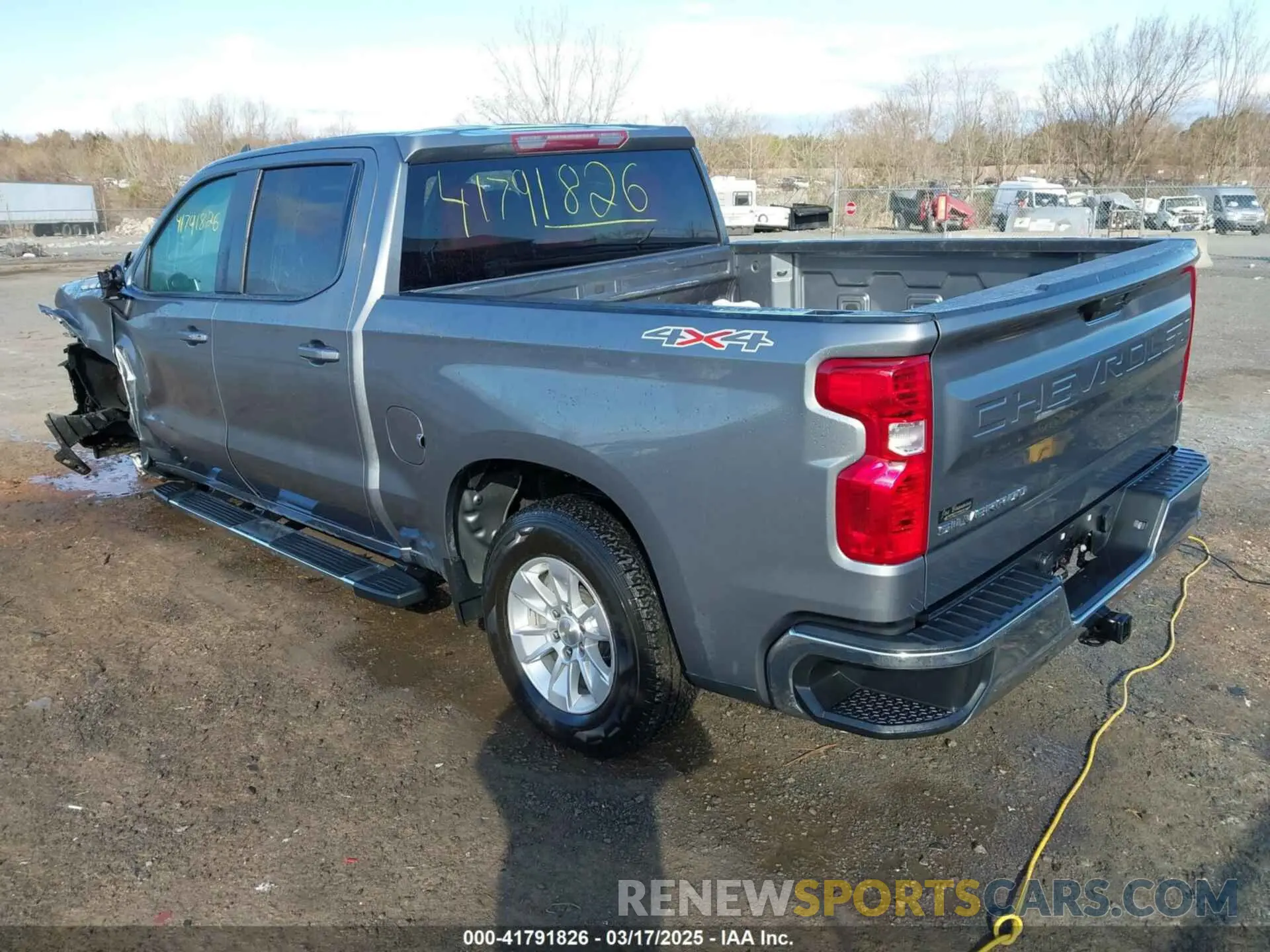 3 Фотография поврежденного автомобиля 1GCUYDED3MZ388291 CHEVROLET SILVERADO 1500 2021