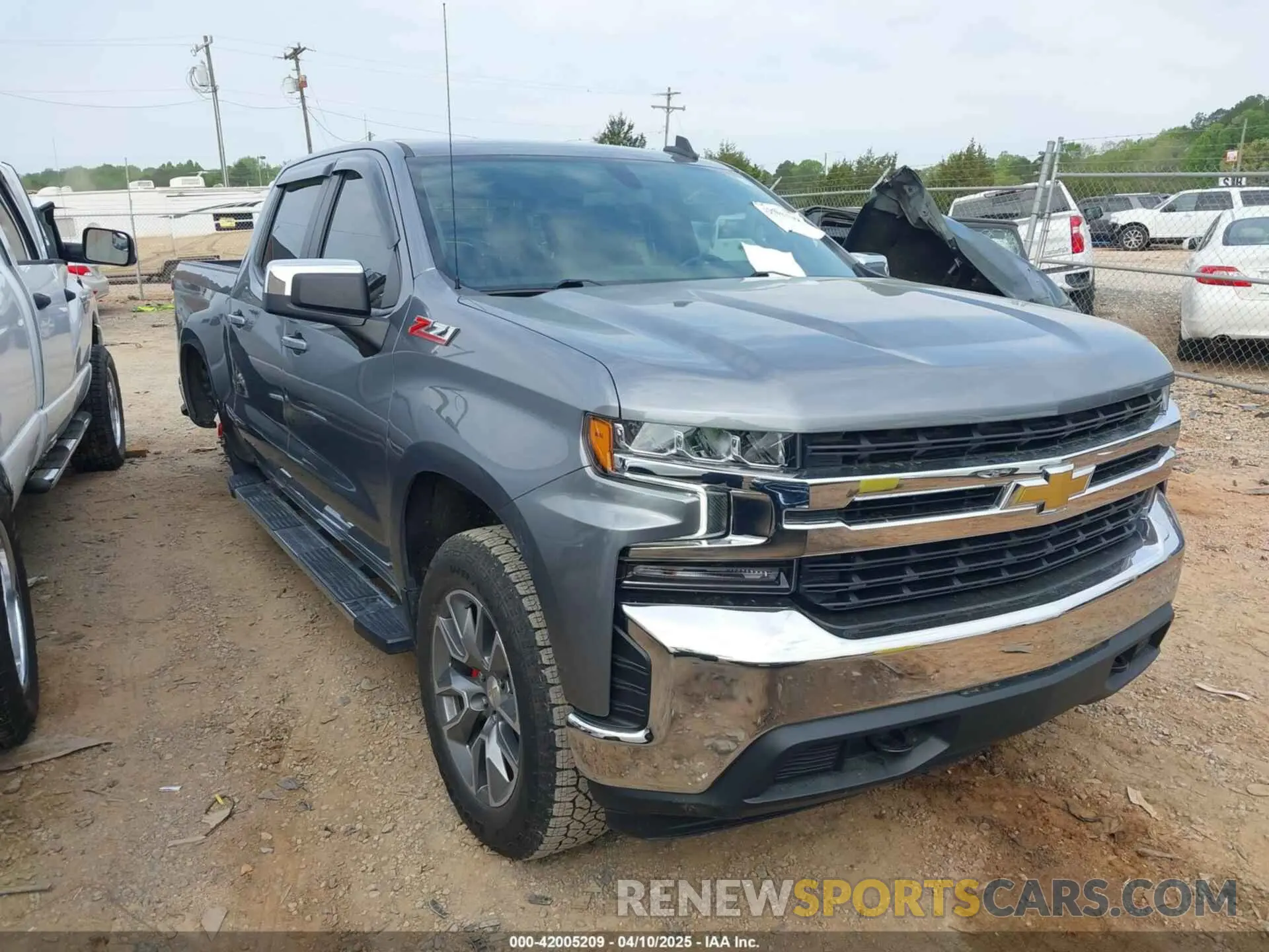 1 Photograph of a damaged car 1GCUYDED3MZ411911 CHEVROLET SILVERADO 1500 2021