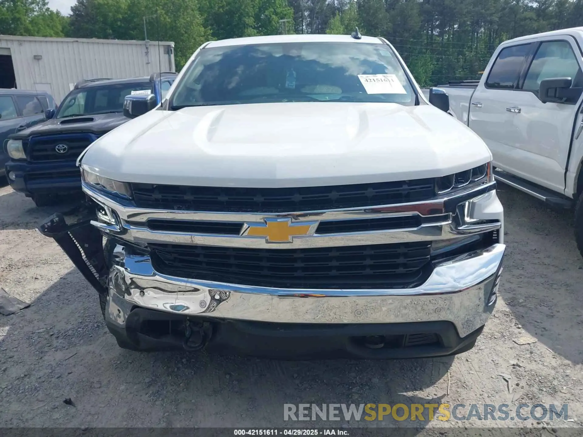 12 Photograph of a damaged car 1GCUYDED4MZ240179 CHEVROLET SILVERADO 1500 2021