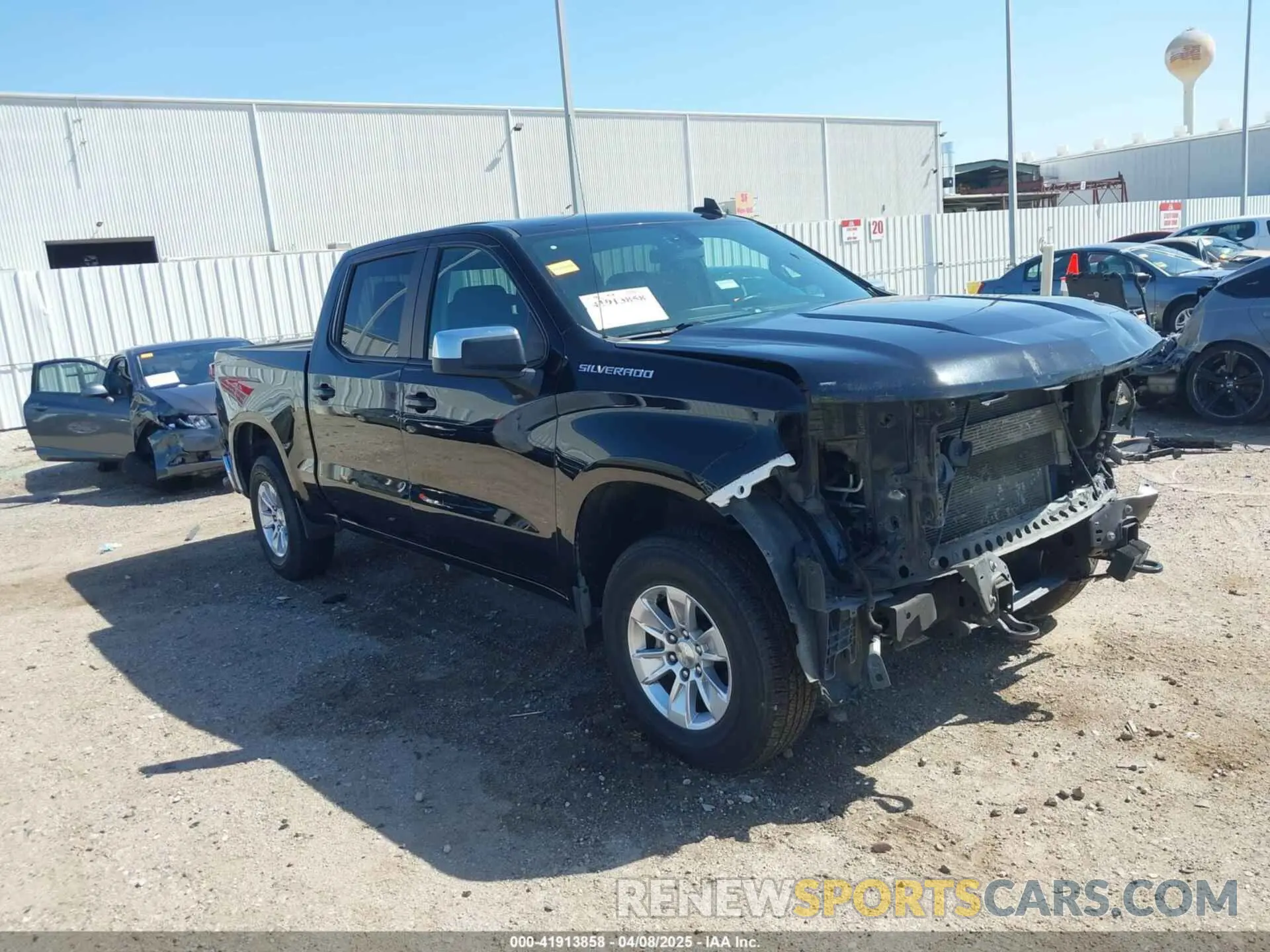 1 Photograph of a damaged car 1GCUYDED5MZ423154 CHEVROLET SILVERADO 1500 2021