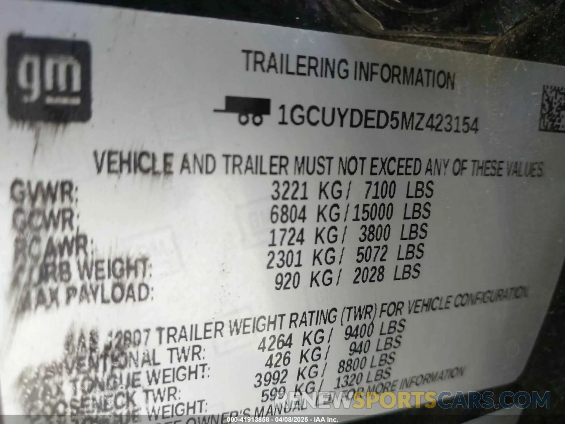 9 Photograph of a damaged car 1GCUYDED5MZ423154 CHEVROLET SILVERADO 1500 2021