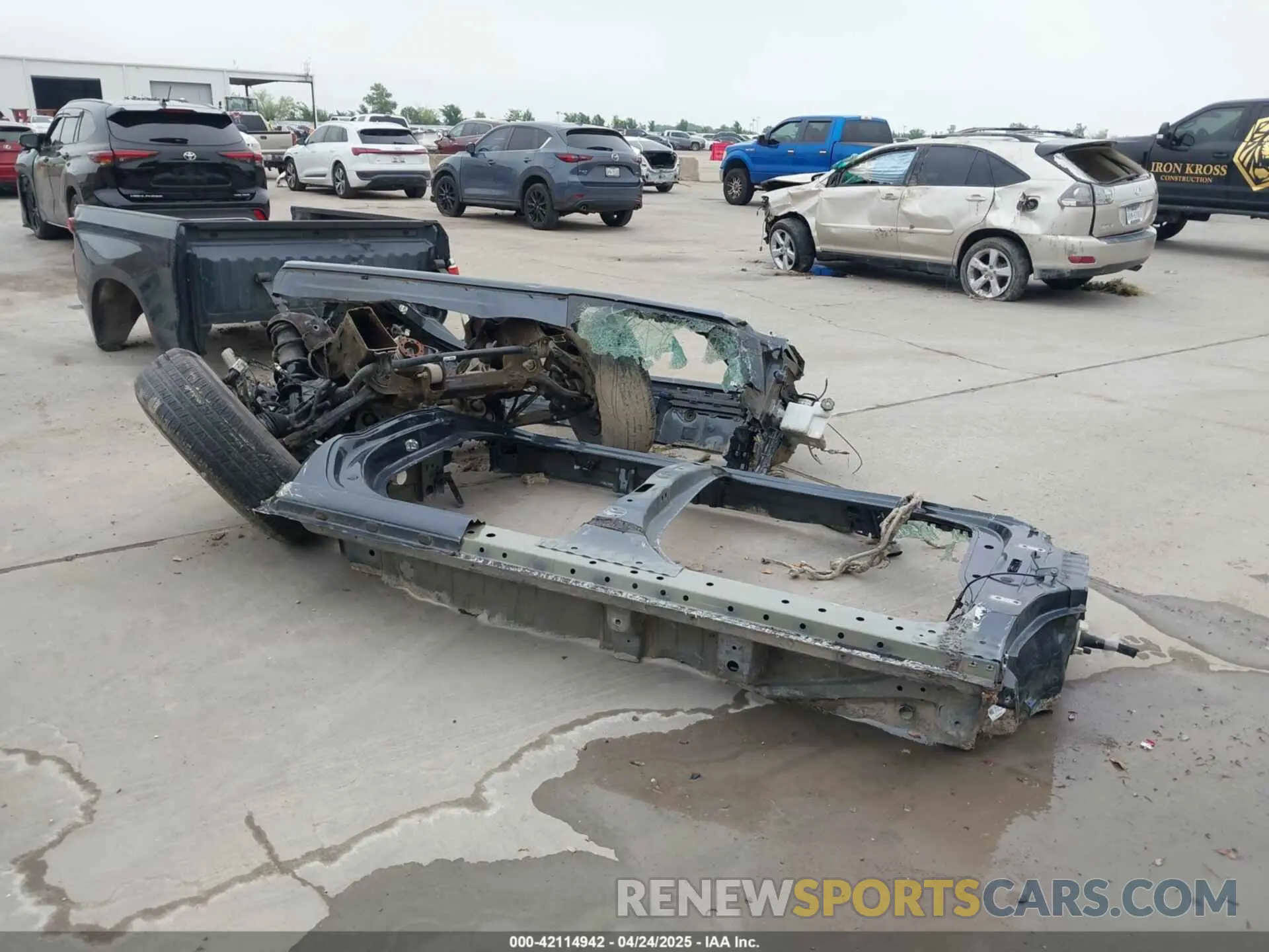 1 Фотография поврежденного автомобиля 1GCUYDET4MZ417076 CHEVROLET SILVERADO 1500 2021