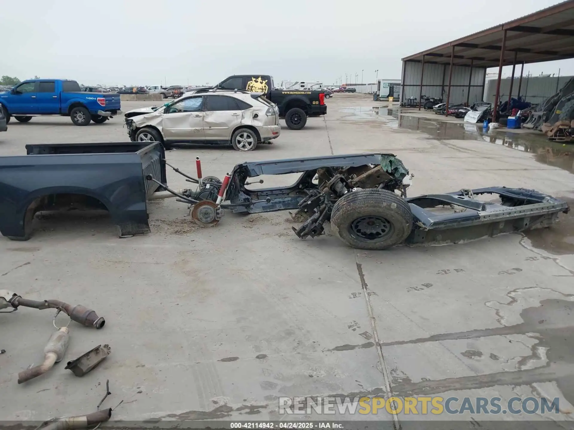 6 Фотография поврежденного автомобиля 1GCUYDET4MZ417076 CHEVROLET SILVERADO 1500 2021