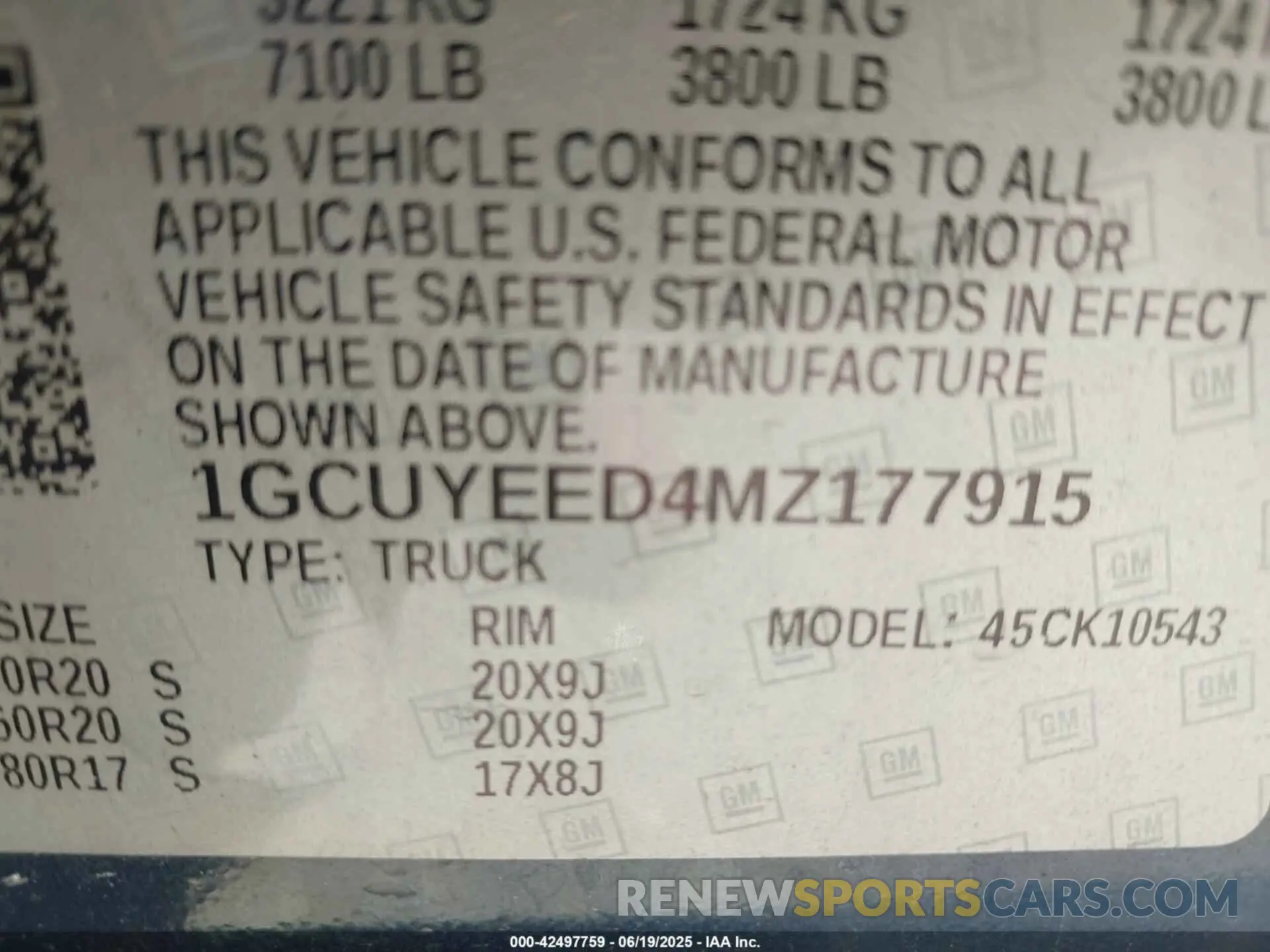 9 Photograph of a damaged car 1GCUYEED4MZ177915 CHEVROLET SILVERADO 1500 2021