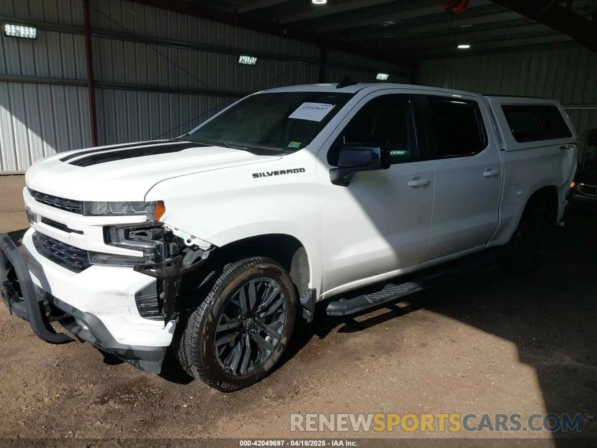 2 Photograph of a damaged car 1GCUYEED7MZ367000 CHEVROLET SILVERADO 1500 2021