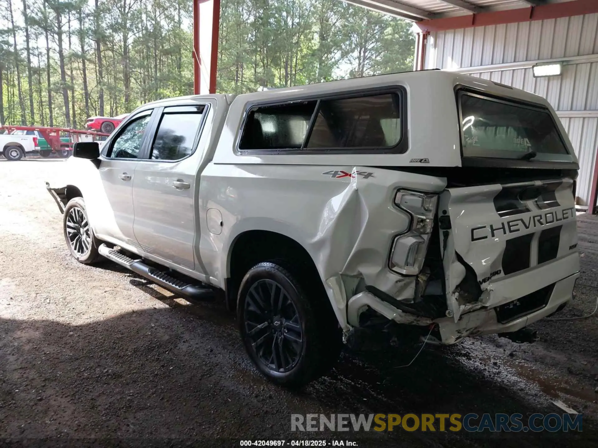 3 Photograph of a damaged car 1GCUYEED7MZ367000 CHEVROLET SILVERADO 1500 2021