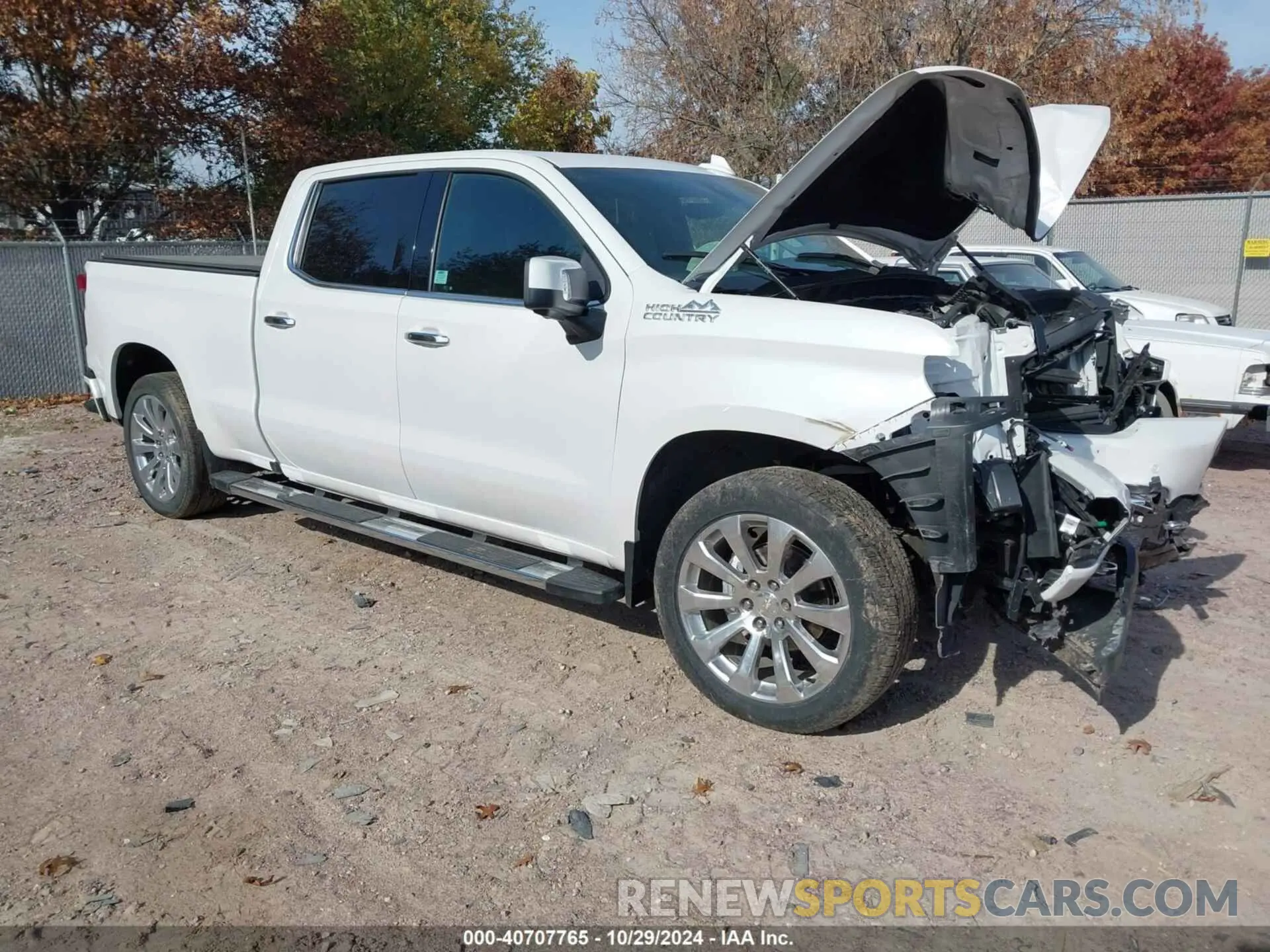 1 Photograph of a damaged car 1GCUYHET0MZ353142 CHEVROLET SILVERADO 1500 2021