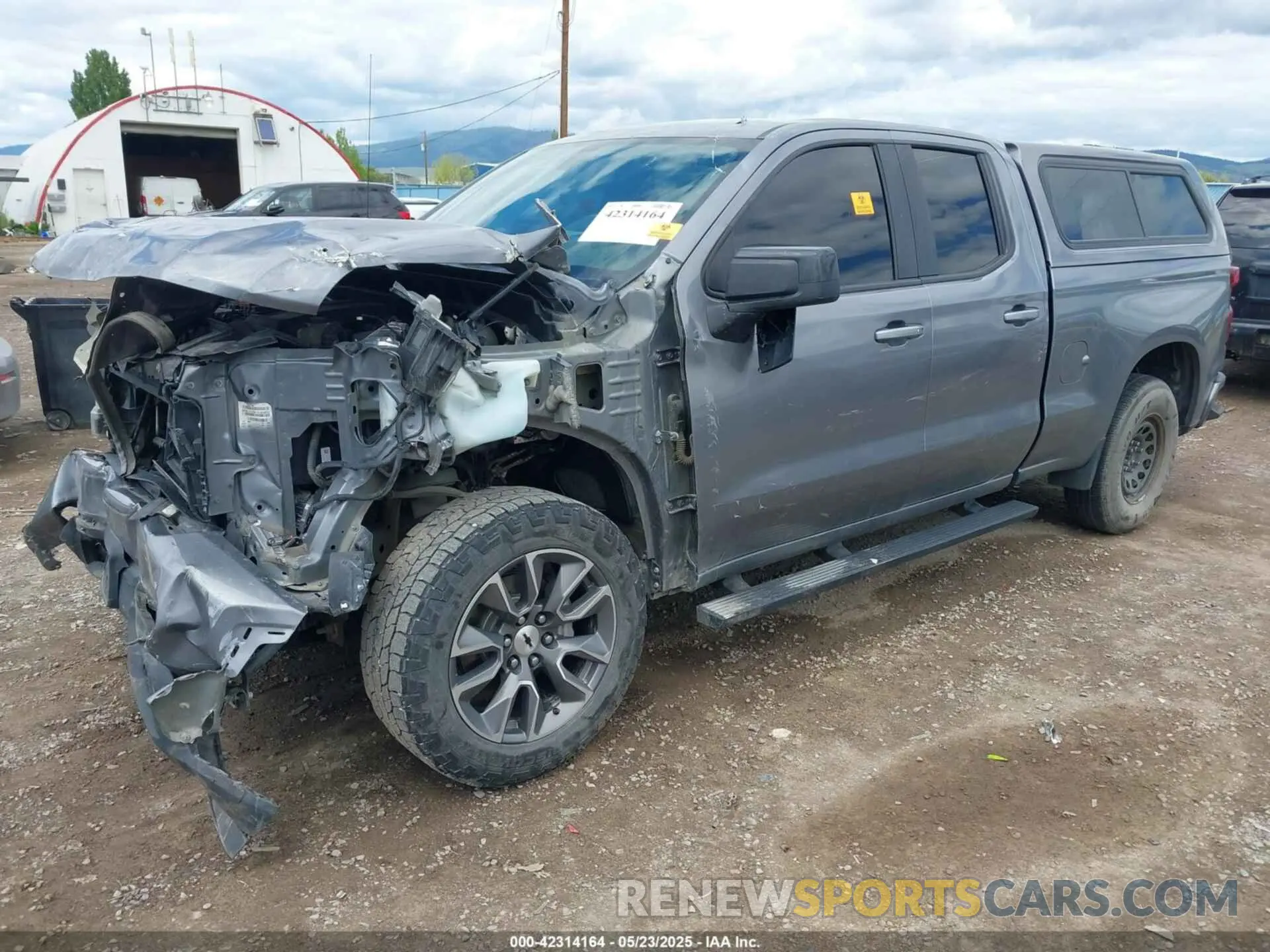 2 Фотография поврежденного автомобиля 1GCVYEET5MZ174422 CHEVROLET SILVERADO 1500 2021