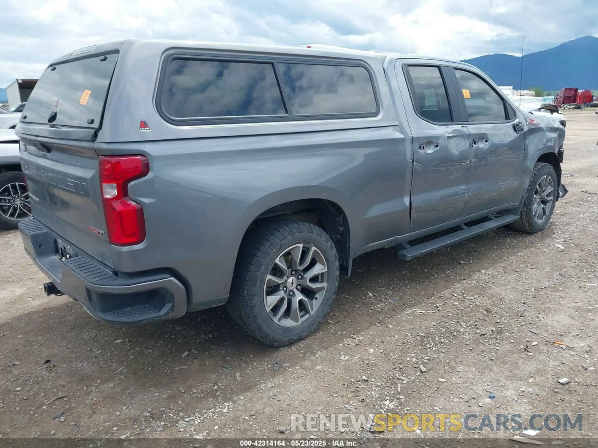 4 Фотография поврежденного автомобиля 1GCVYEET5MZ174422 CHEVROLET SILVERADO 1500 2021