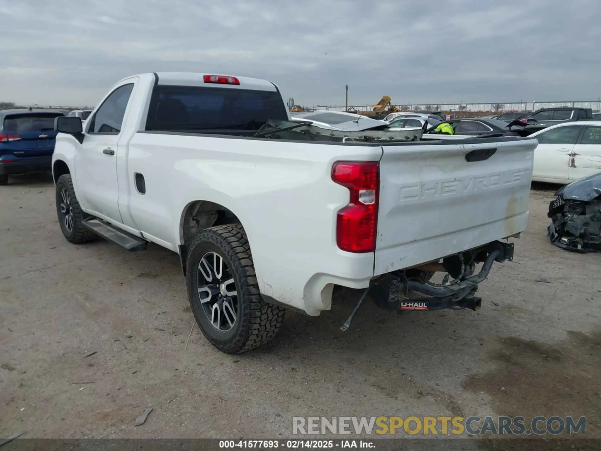 3 Фотография поврежденного автомобиля 3GCNWAEF4MG336162 CHEVROLET SILVERADO 1500 2021