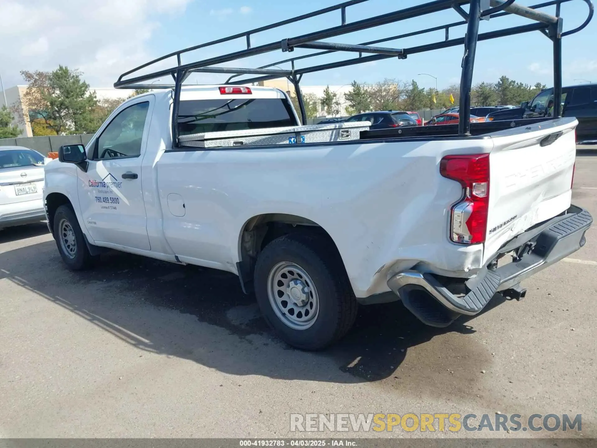 3 Фотография поврежденного автомобиля 3GCNWAEH5MG239795 CHEVROLET SILVERADO 1500 2021