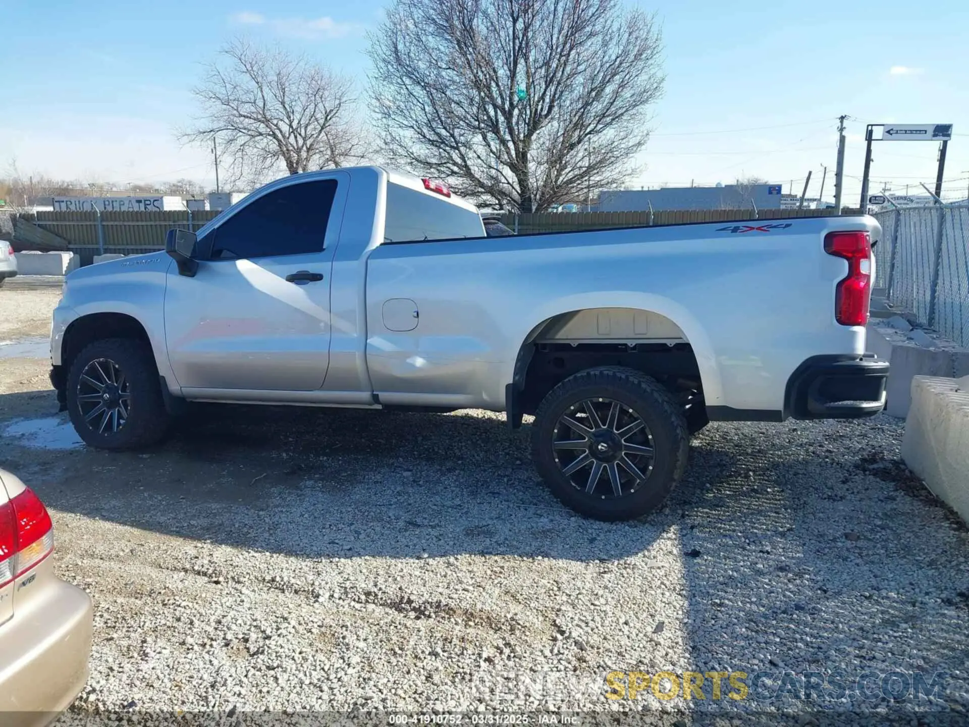 14 Photograph of a damaged car 3GCNYAEK2MG383018 CHEVROLET SILVERADO 1500 2021