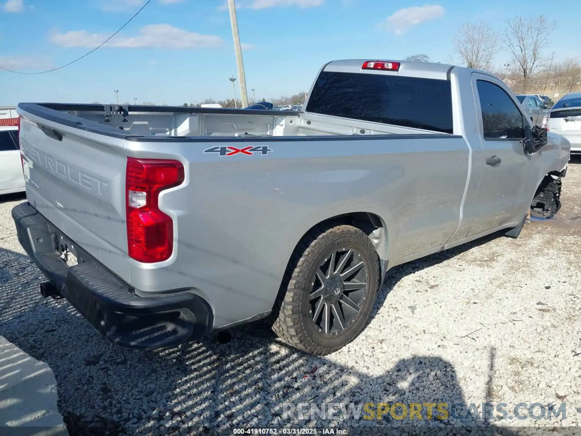 4 Photograph of a damaged car 3GCNYAEK2MG383018 CHEVROLET SILVERADO 1500 2021