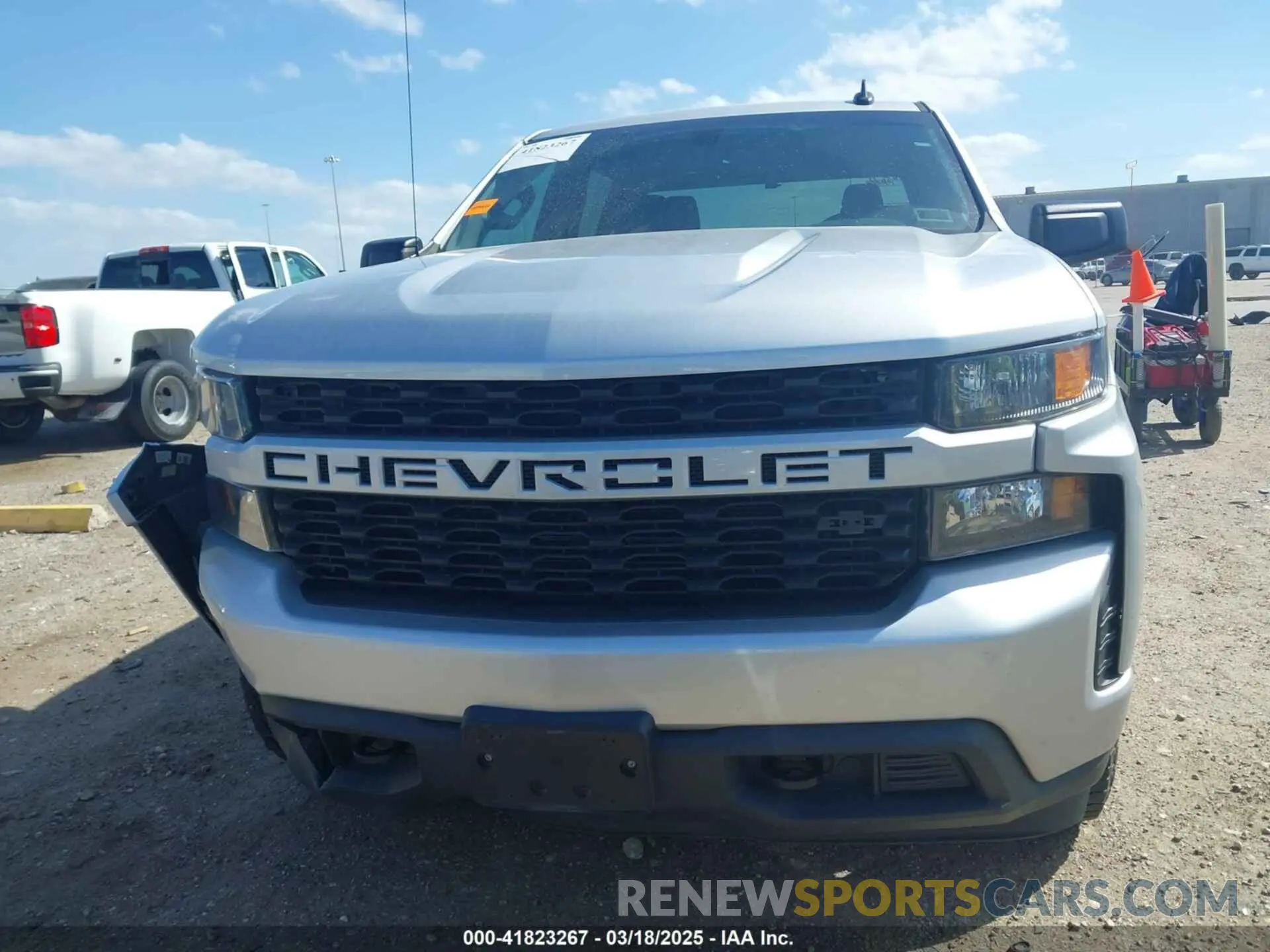 13 Photograph of a damaged car 3GCPWBEK2MG236413 CHEVROLET SILVERADO 1500 2021