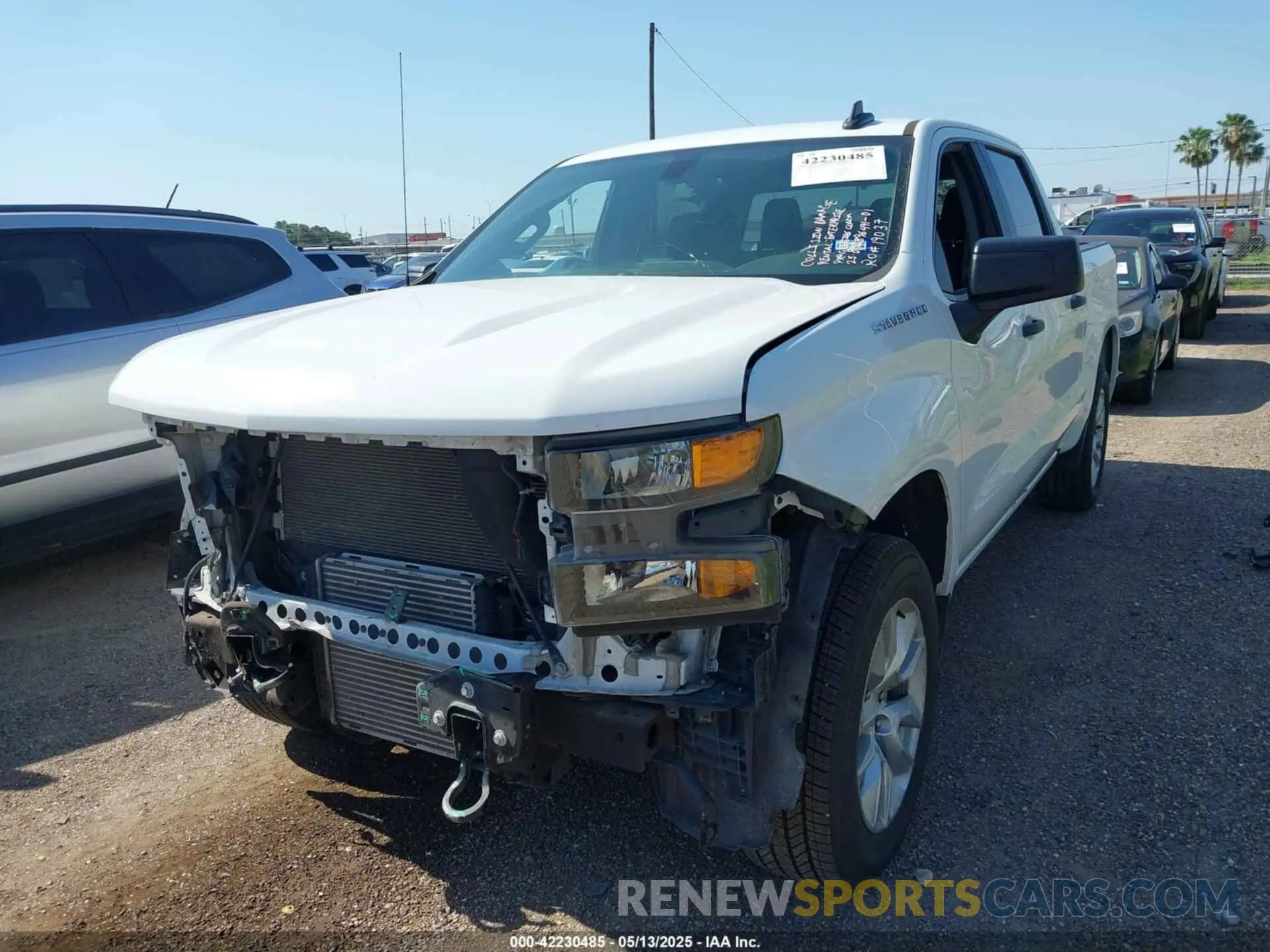 2 Photograph of a damaged car 3GCPWBEKXMG315490 CHEVROLET SILVERADO 1500 2021