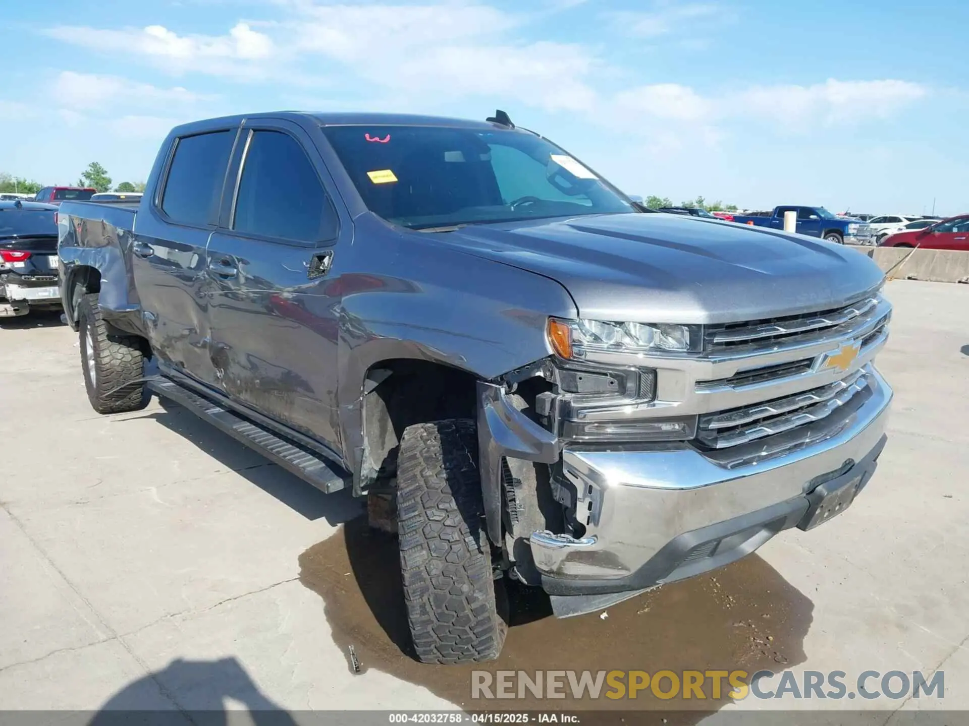 1 Фотография поврежденного автомобиля 3GCPWCED0MG426296 CHEVROLET SILVERADO 1500 2021