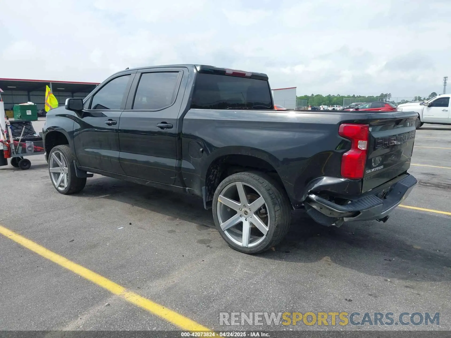 3 Фотография поврежденного автомобиля 3GCPWCED3MG343252 CHEVROLET SILVERADO 1500 2021