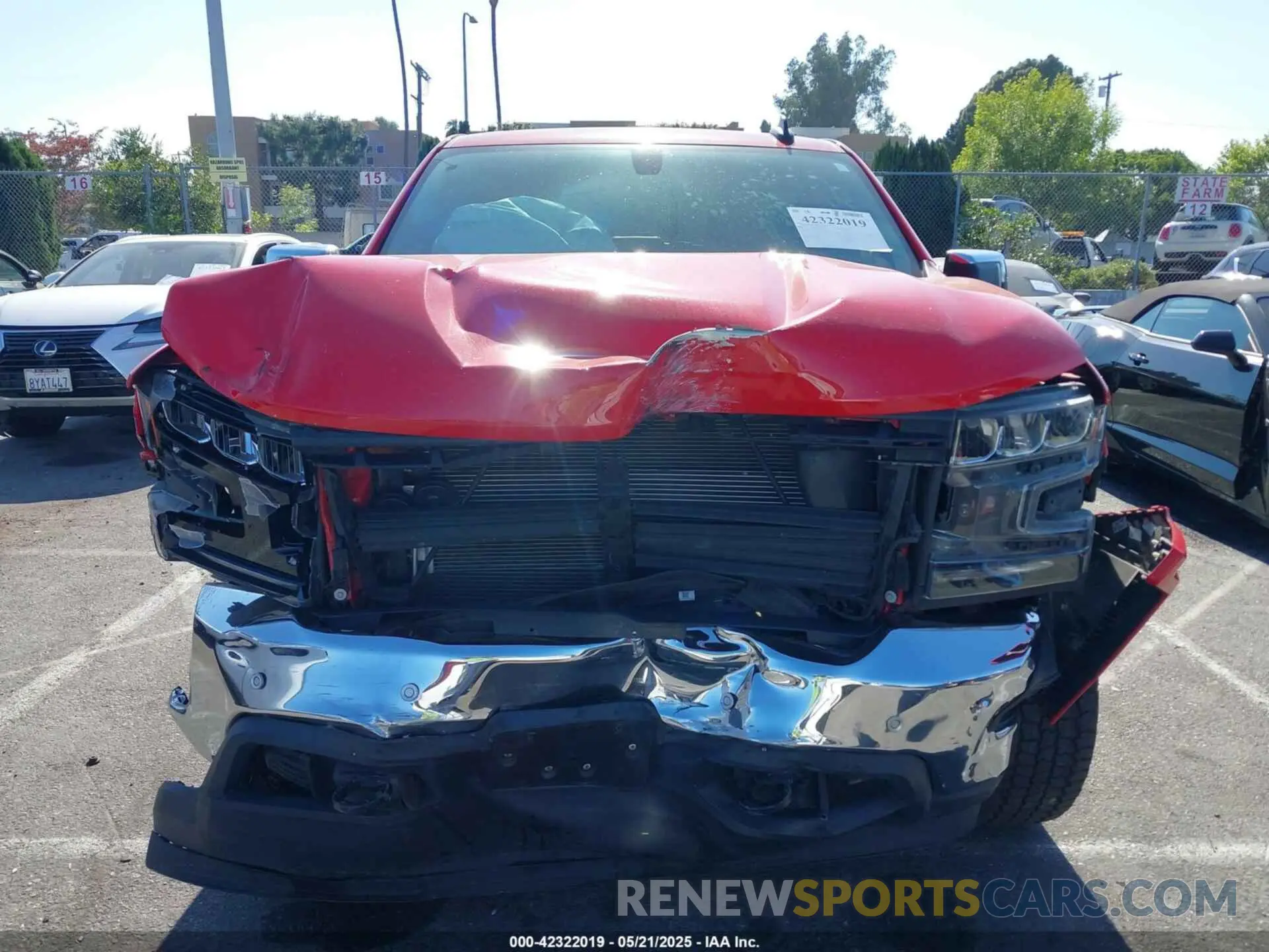 12 Photograph of a damaged car 3GCPWCED5MG151508 CHEVROLET SILVERADO 1500 2021