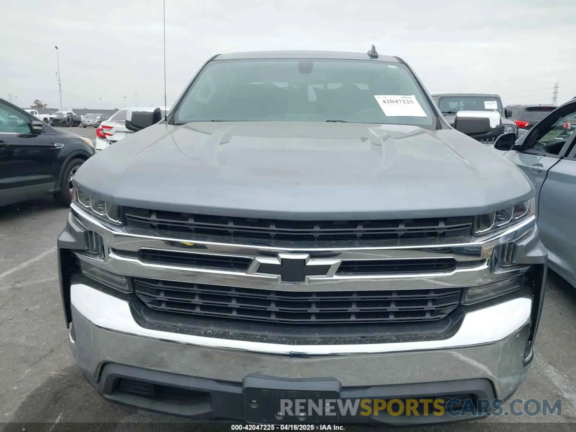 11 Фотография поврежденного автомобиля 3GCPWCED8MG227304 CHEVROLET SILVERADO 1500 2021