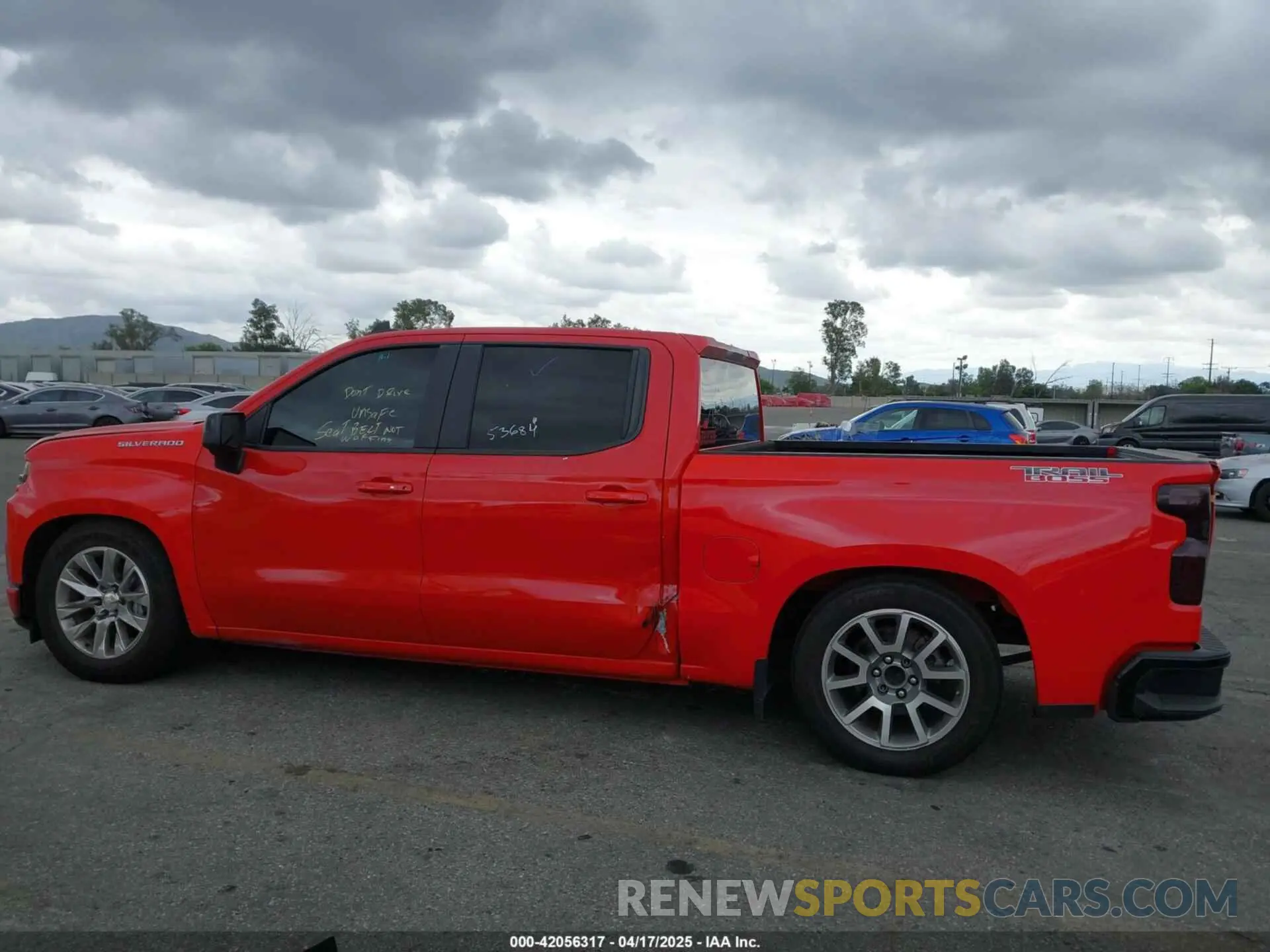 15 Photograph of a damaged car 3GCPWCED8MG250145 CHEVROLET SILVERADO 1500 2021