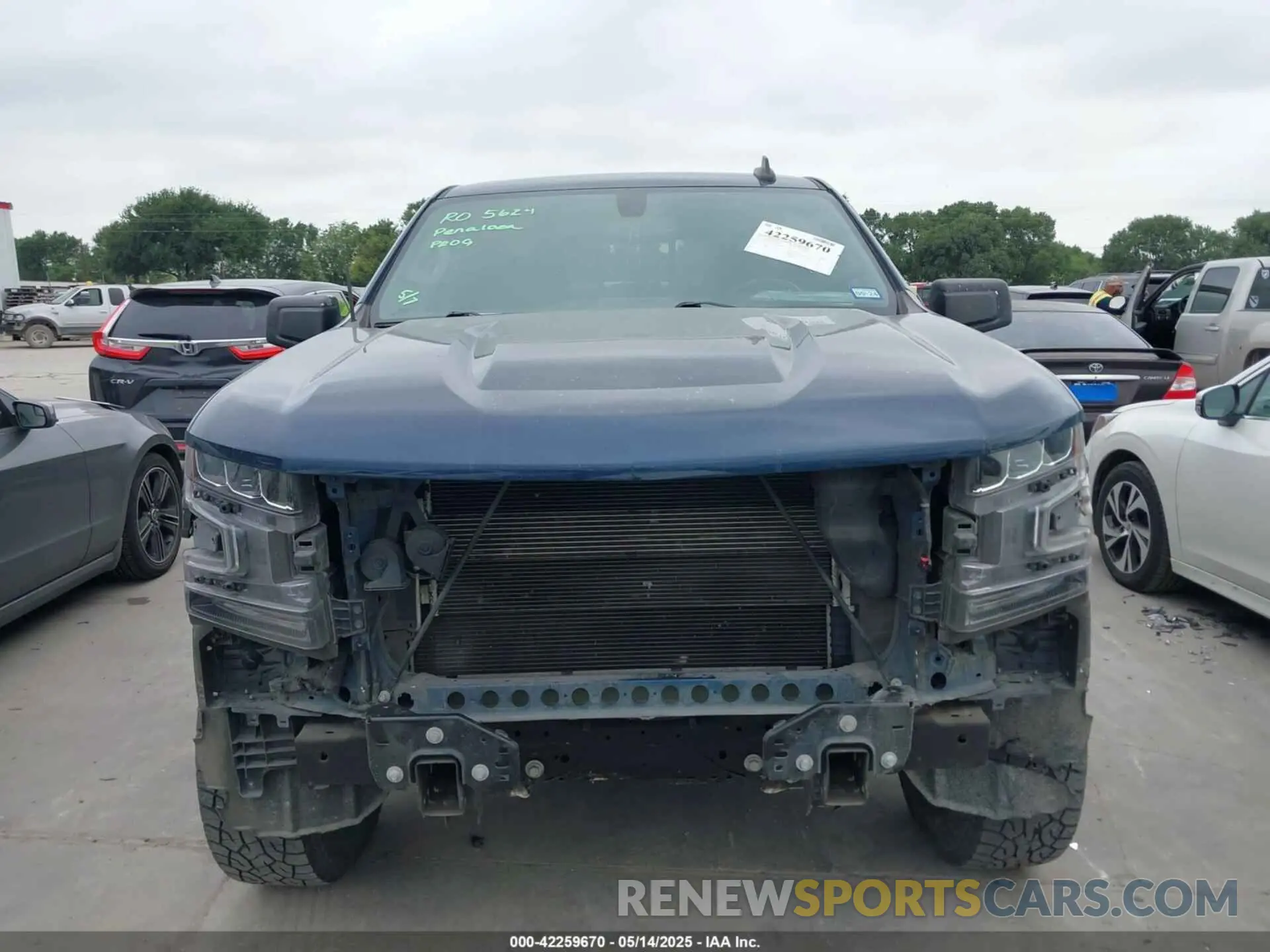 13 Photograph of a damaged car 3GCPWCEDXMG347007 CHEVROLET SILVERADO 1500 2021