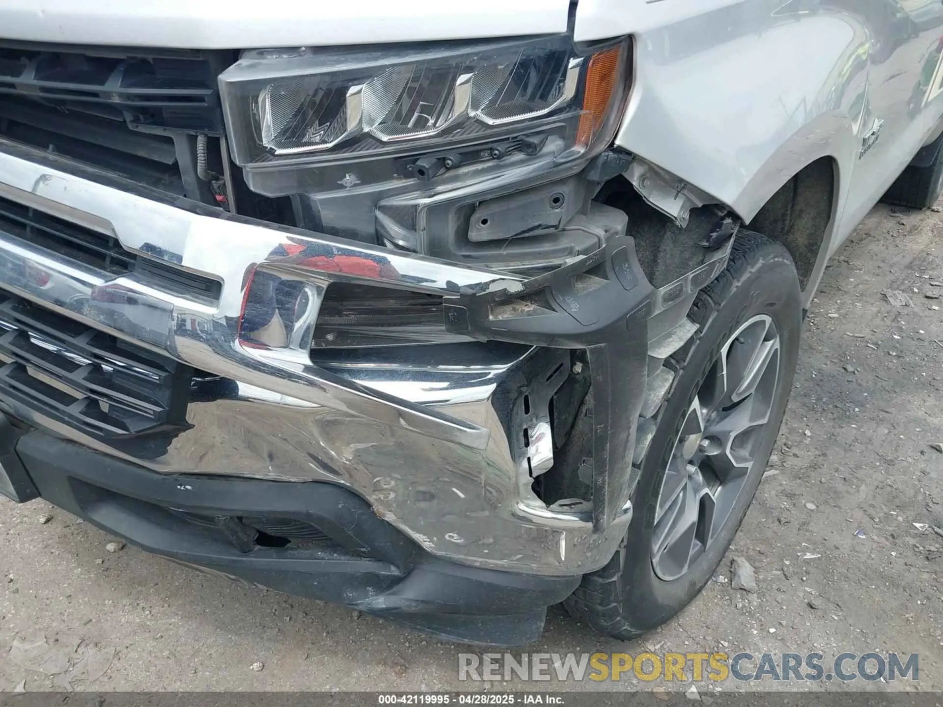 6 Photograph of a damaged car 3GCPWCET8MG104061 CHEVROLET SILVERADO 1500 2021