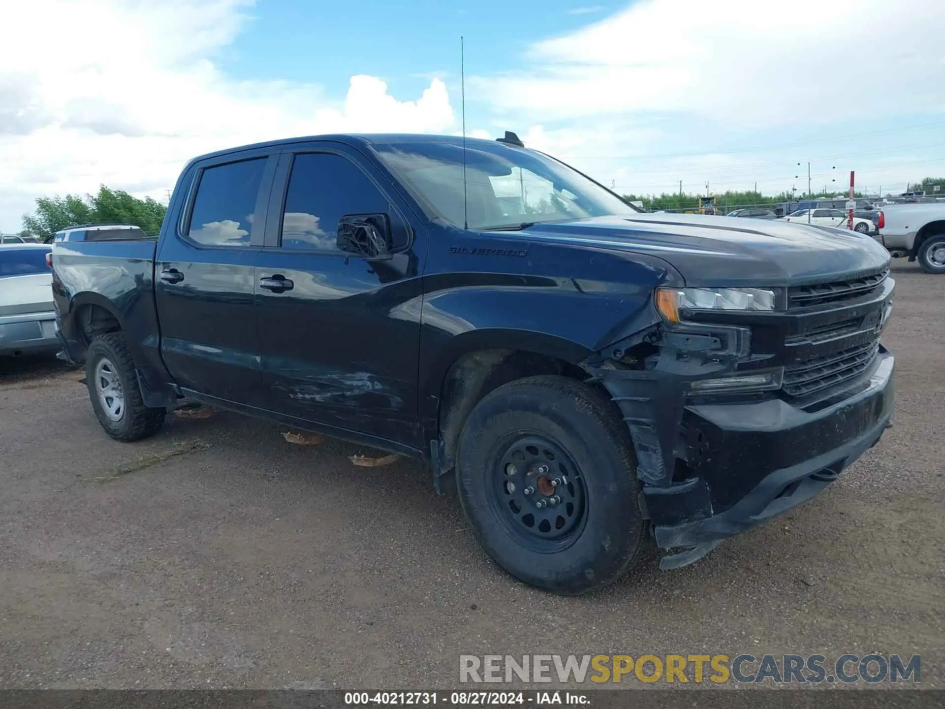 1 Фотография поврежденного автомобиля 3GCPWDED7MG154321 CHEVROLET SILVERADO 1500 2021