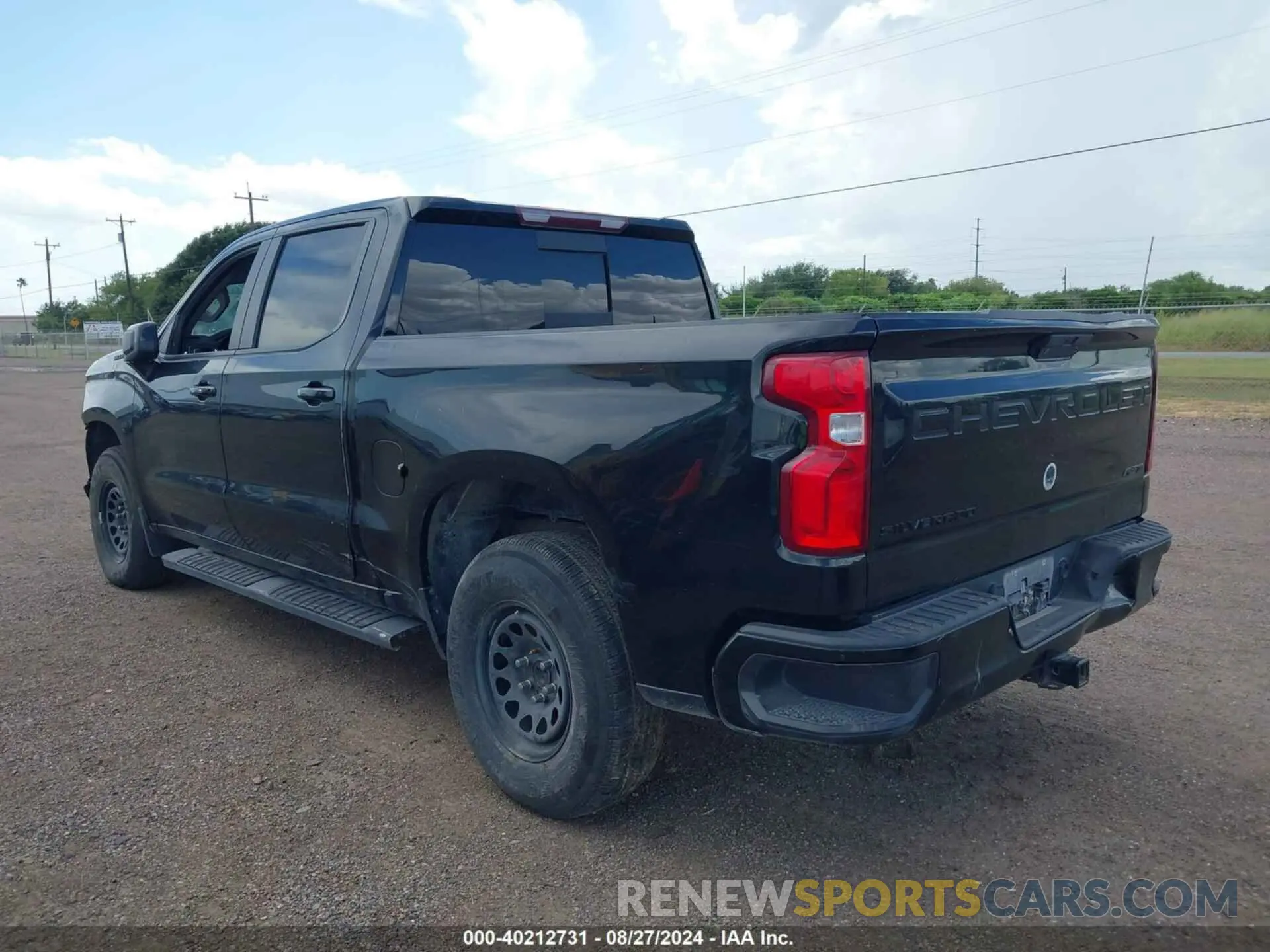 3 Фотография поврежденного автомобиля 3GCPWDED7MG154321 CHEVROLET SILVERADO 1500 2021