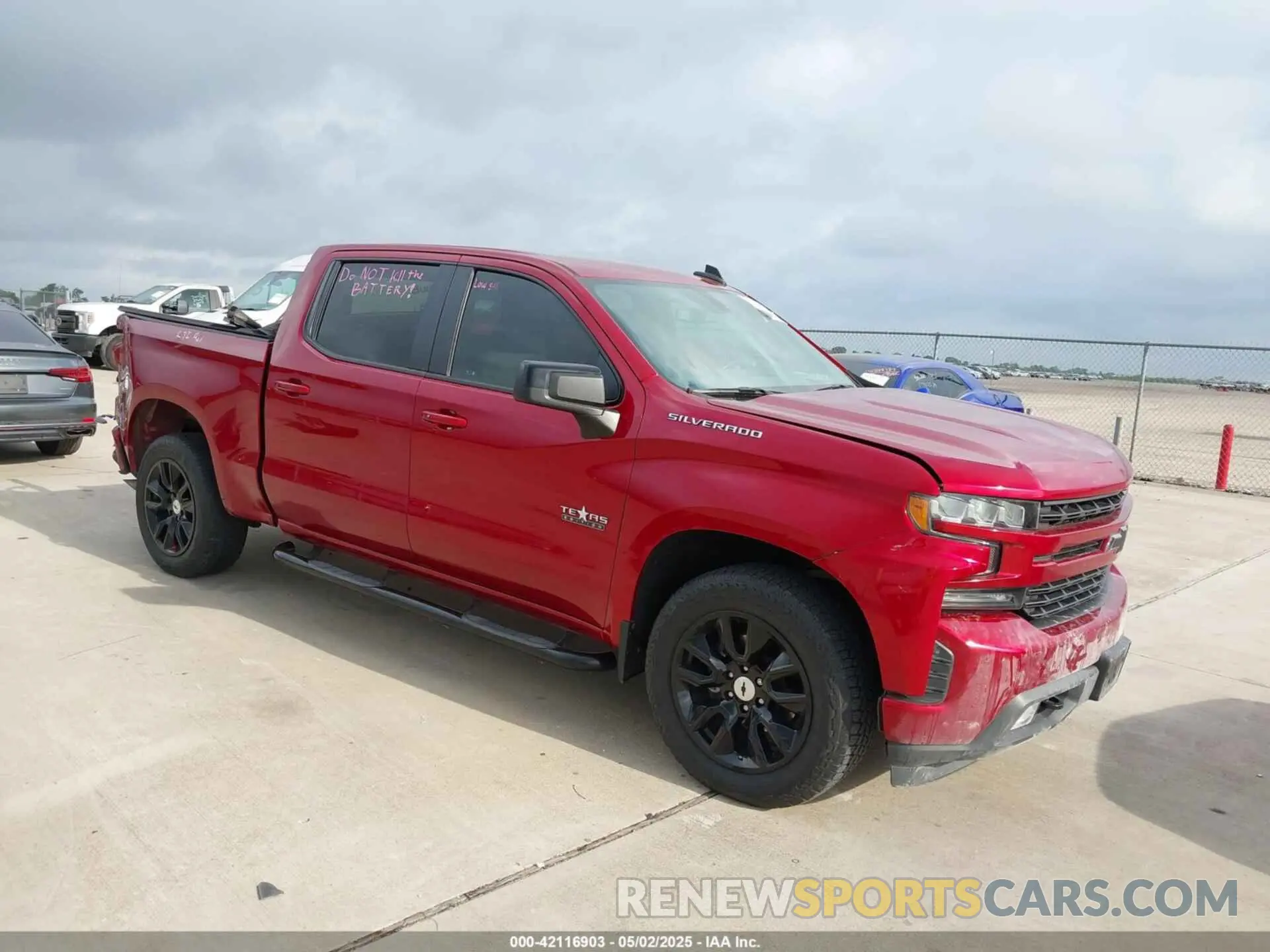 1 Photograph of a damaged car 3GCPWDED8MG385275 CHEVROLET SILVERADO 1500 2021