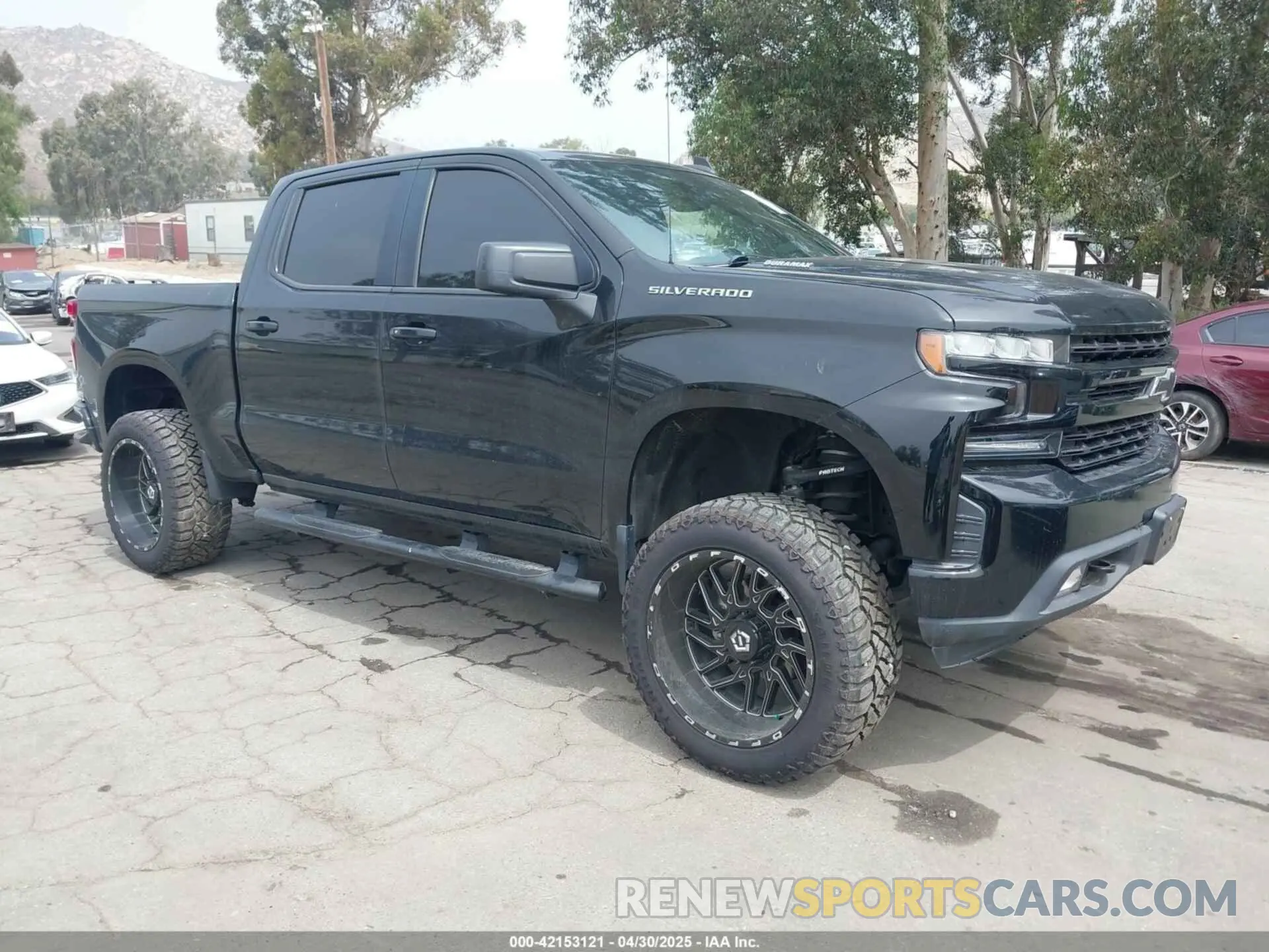 1 Photograph of a damaged car 3GCPWDET7MG135016 CHEVROLET SILVERADO 1500 2021