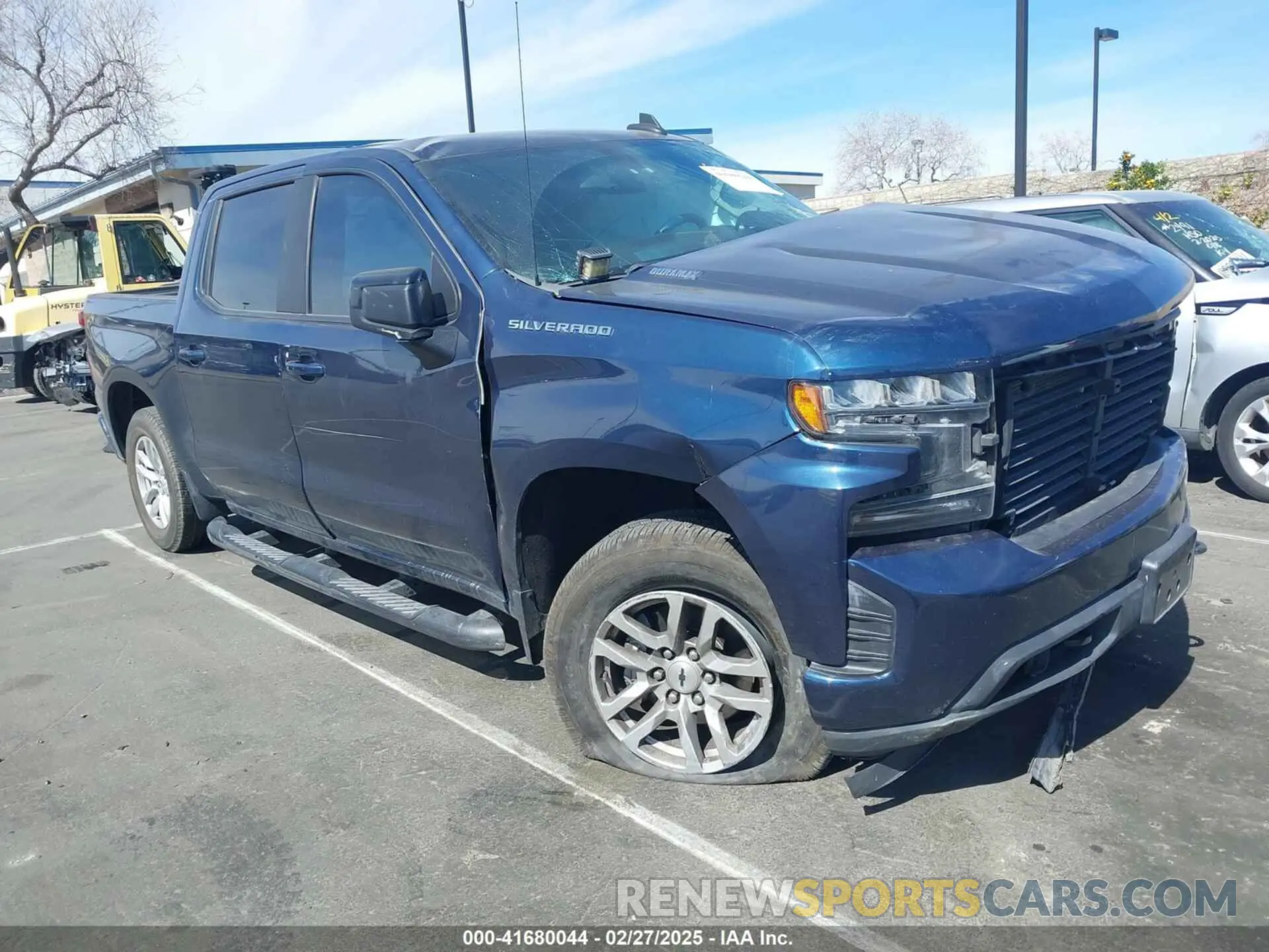 1 Photograph of a damaged car 3GCPWDET8MG103031 CHEVROLET SILVERADO 1500 2021