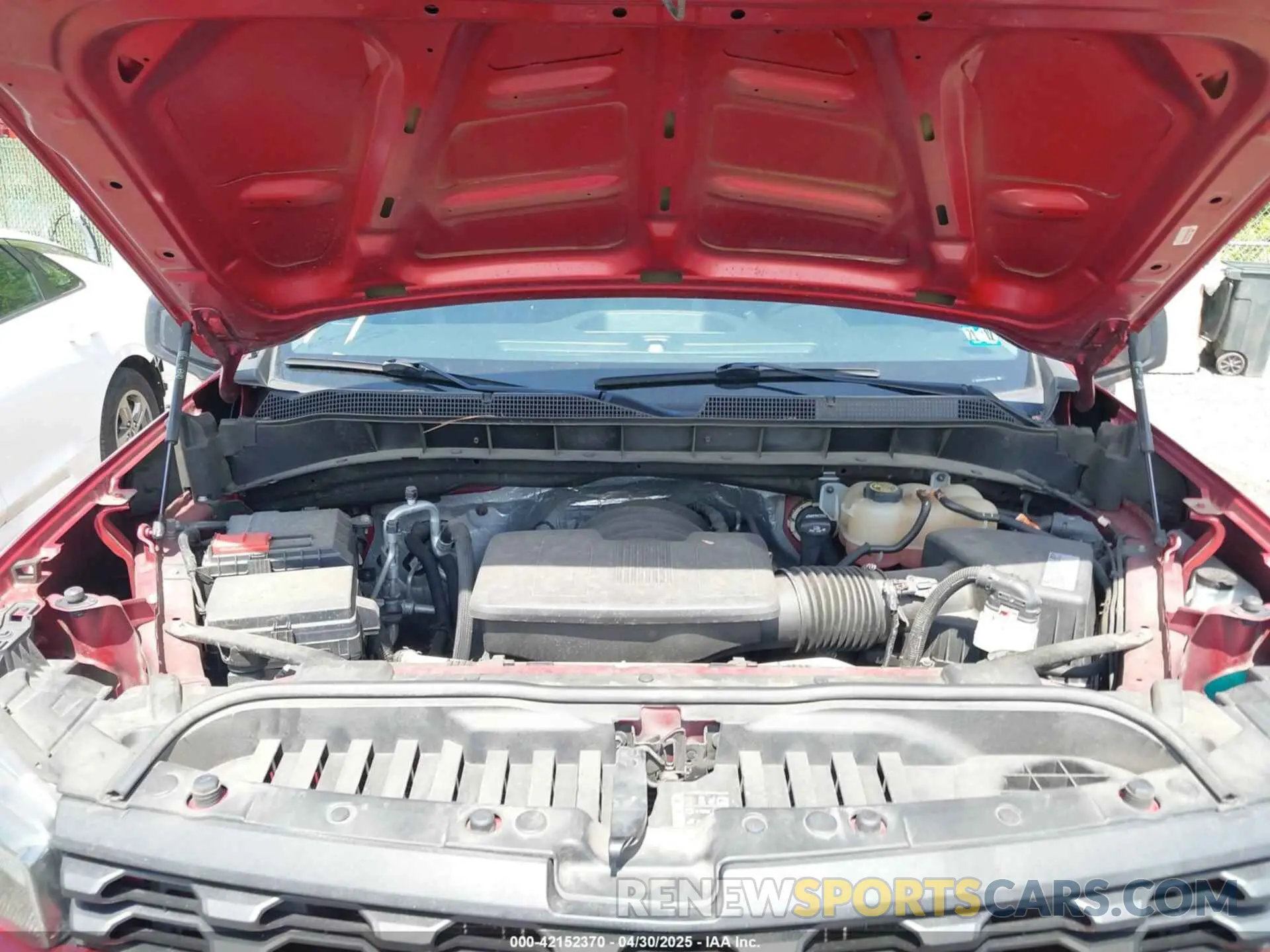 10 Фотография поврежденного автомобиля 3GCPYBEH6MG173072 CHEVROLET SILVERADO 1500 2021