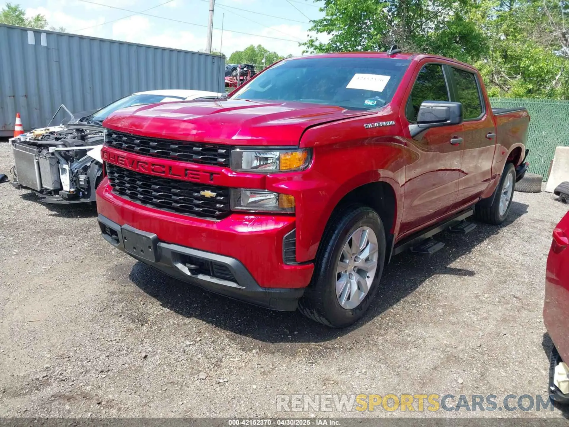 2 Фотография поврежденного автомобиля 3GCPYBEH6MG173072 CHEVROLET SILVERADO 1500 2021
