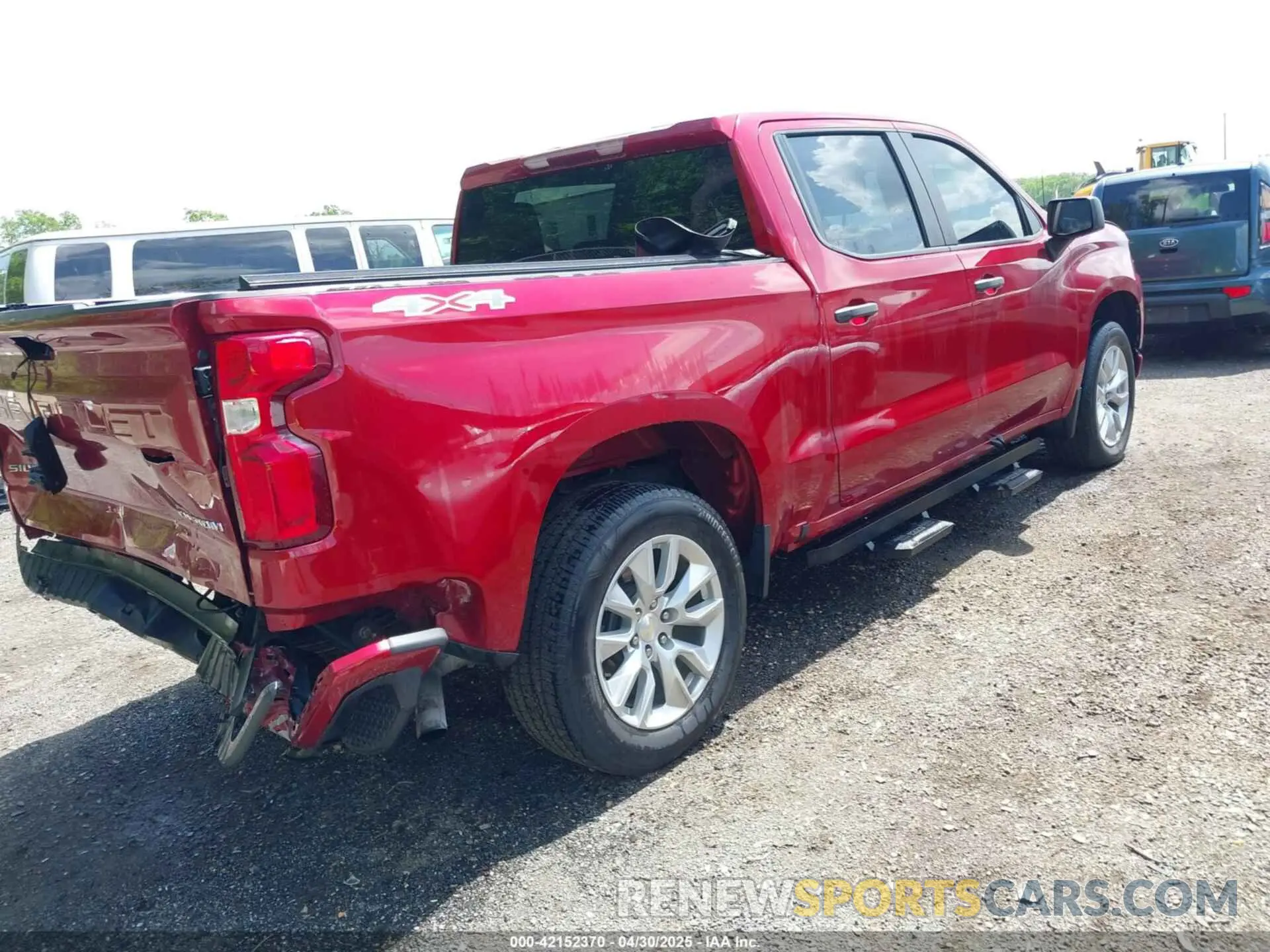 4 Фотография поврежденного автомобиля 3GCPYBEH6MG173072 CHEVROLET SILVERADO 1500 2021