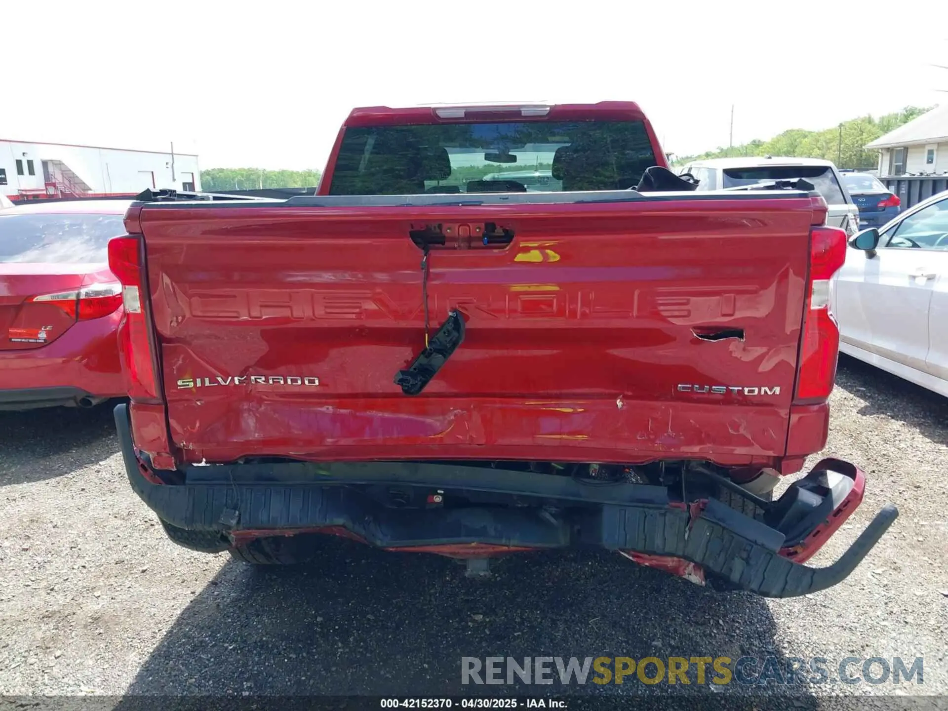 6 Фотография поврежденного автомобиля 3GCPYBEH6MG173072 CHEVROLET SILVERADO 1500 2021