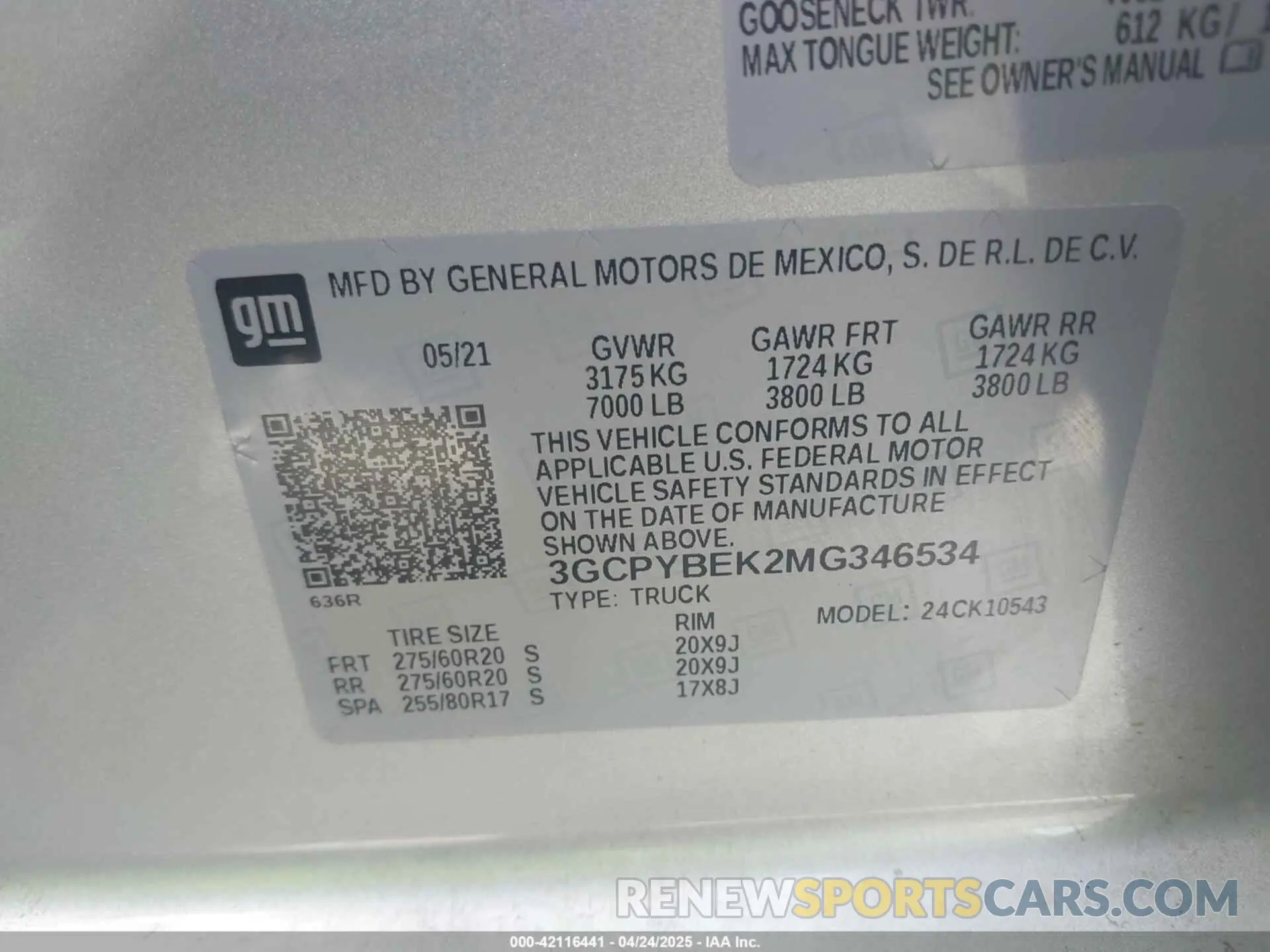 9 Photograph of a damaged car 3GCPYBEK2MG346534 CHEVROLET SILVERADO 1500 2021