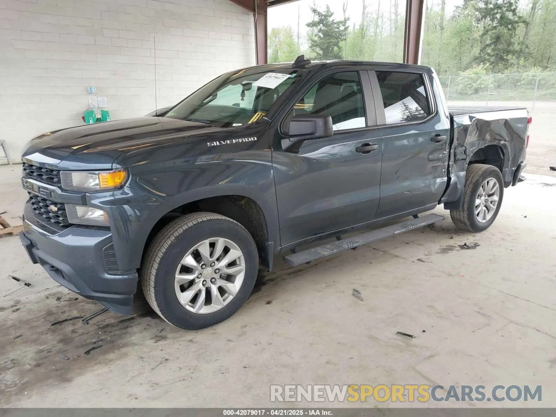 2 Фотография поврежденного автомобиля 3GCPYBEK4MG162700 CHEVROLET SILVERADO 1500 2021