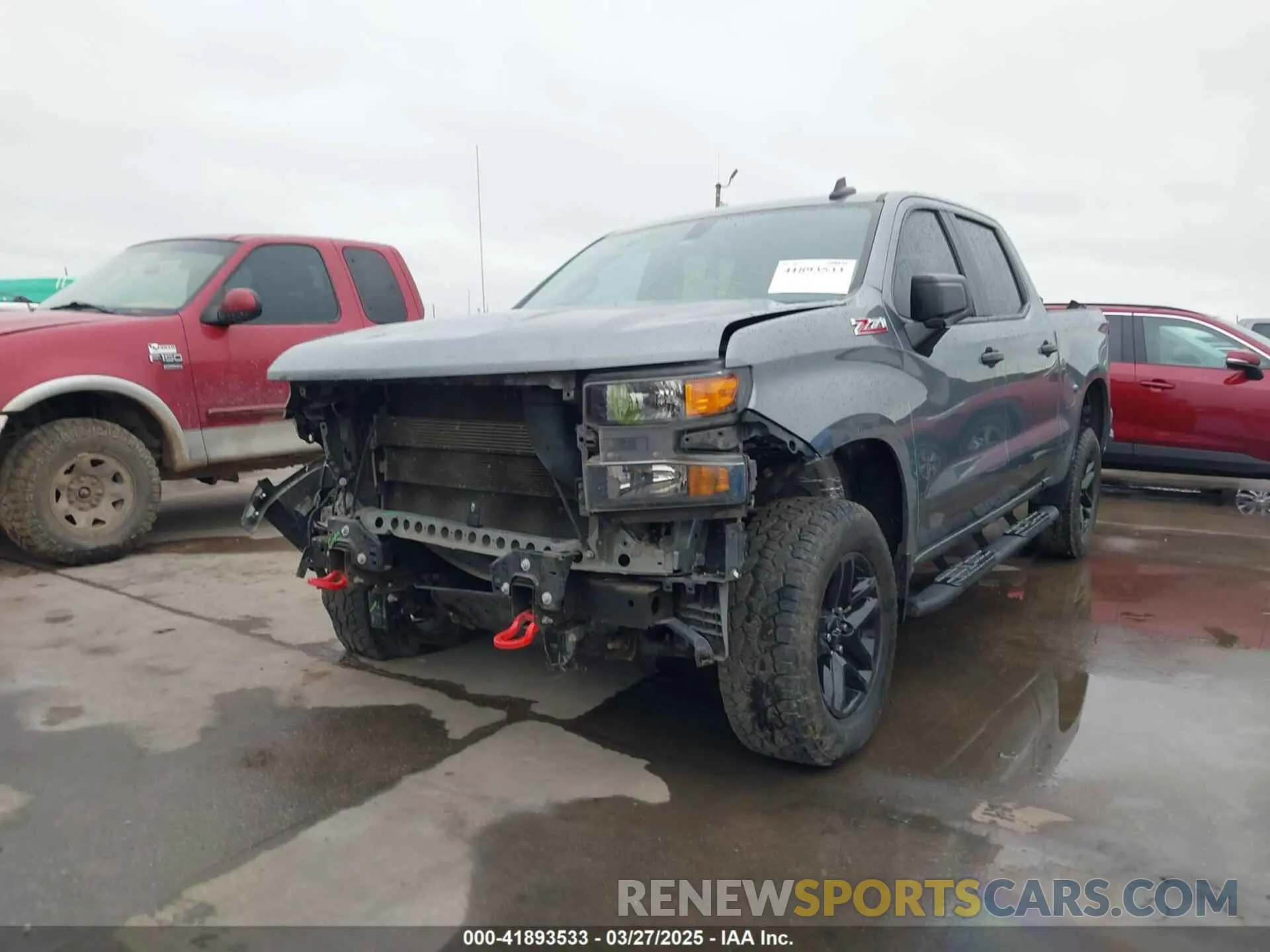 2 Фотография поврежденного автомобиля 3GCPYCEF3MG216741 CHEVROLET SILVERADO 1500 2021