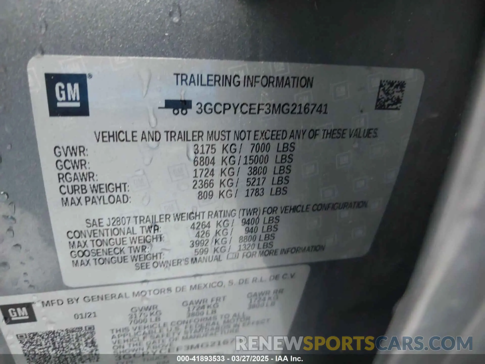 9 Фотография поврежденного автомобиля 3GCPYCEF3MG216741 CHEVROLET SILVERADO 1500 2021