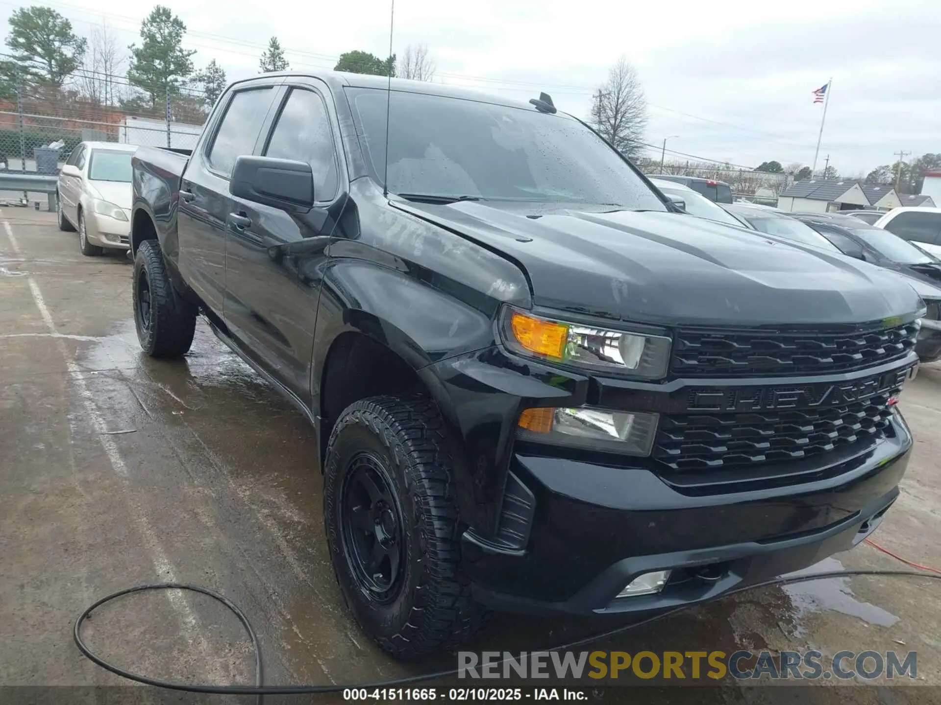1 Фотография поврежденного автомобиля 3GCPYCEF8MG344926 CHEVROLET SILVERADO 1500 2021